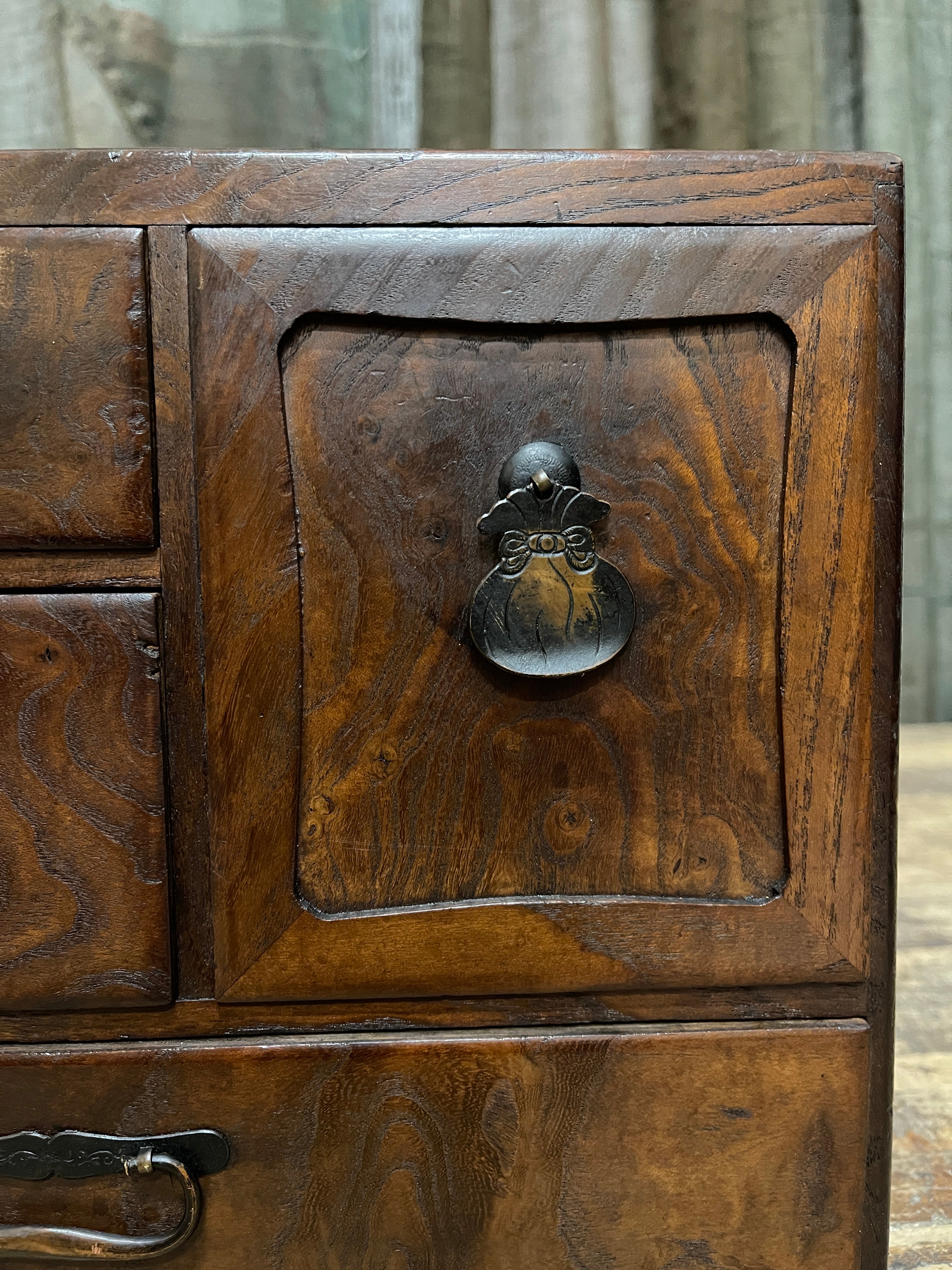 Japanese Small Make Up Chest - Elm | 1920's