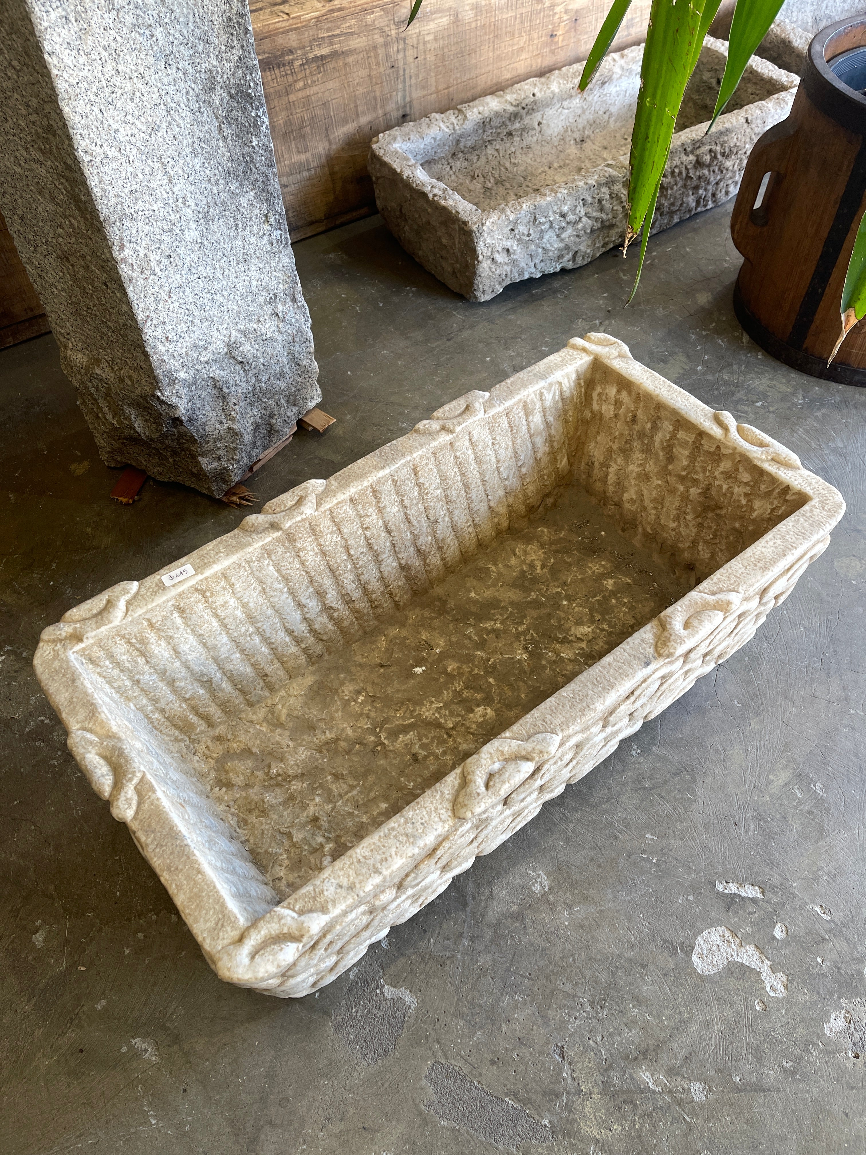 Chinese Marble Planter, Garden Pot