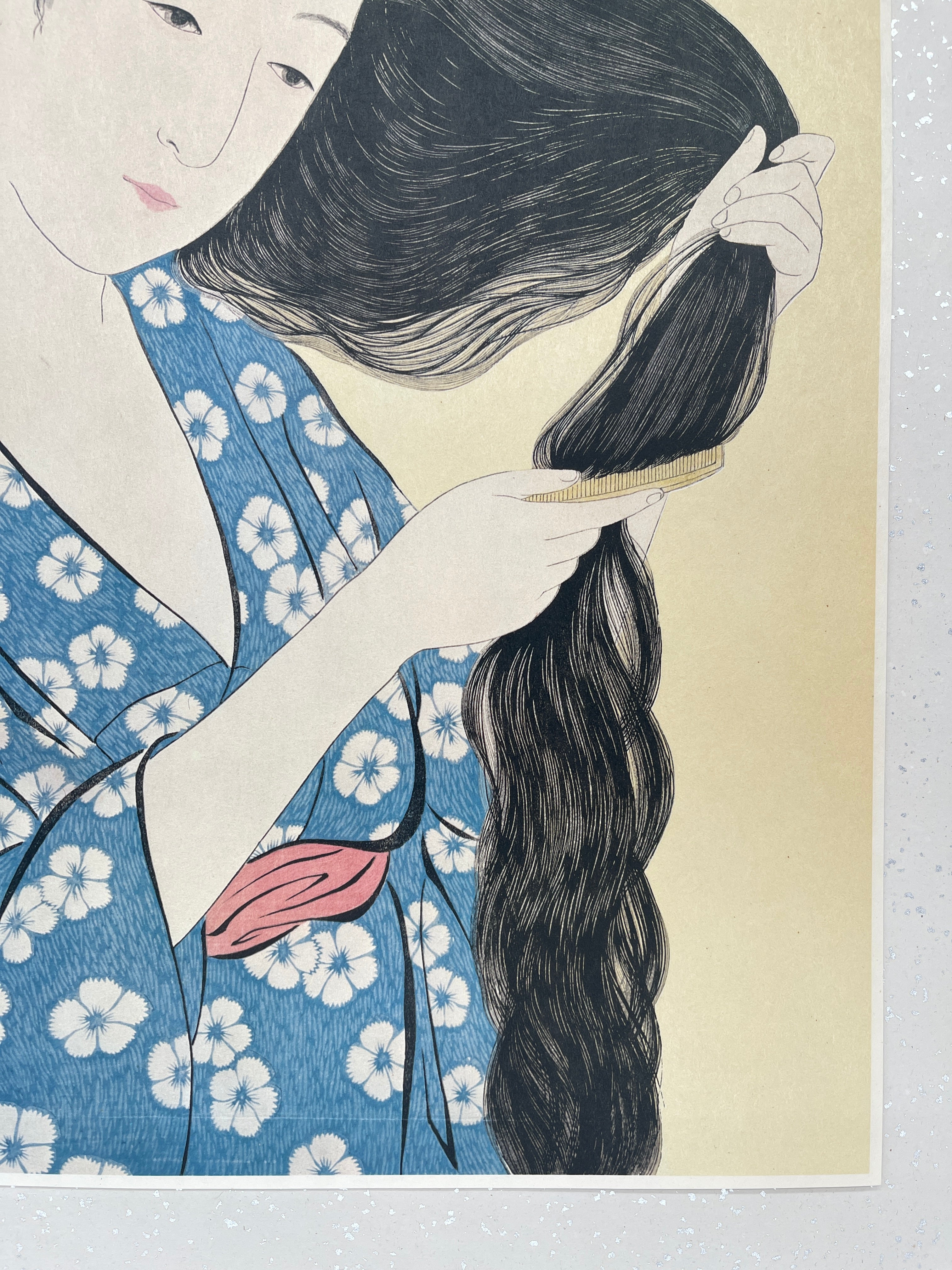 Japanese Woodblock Print By Goyo Hashiguchi