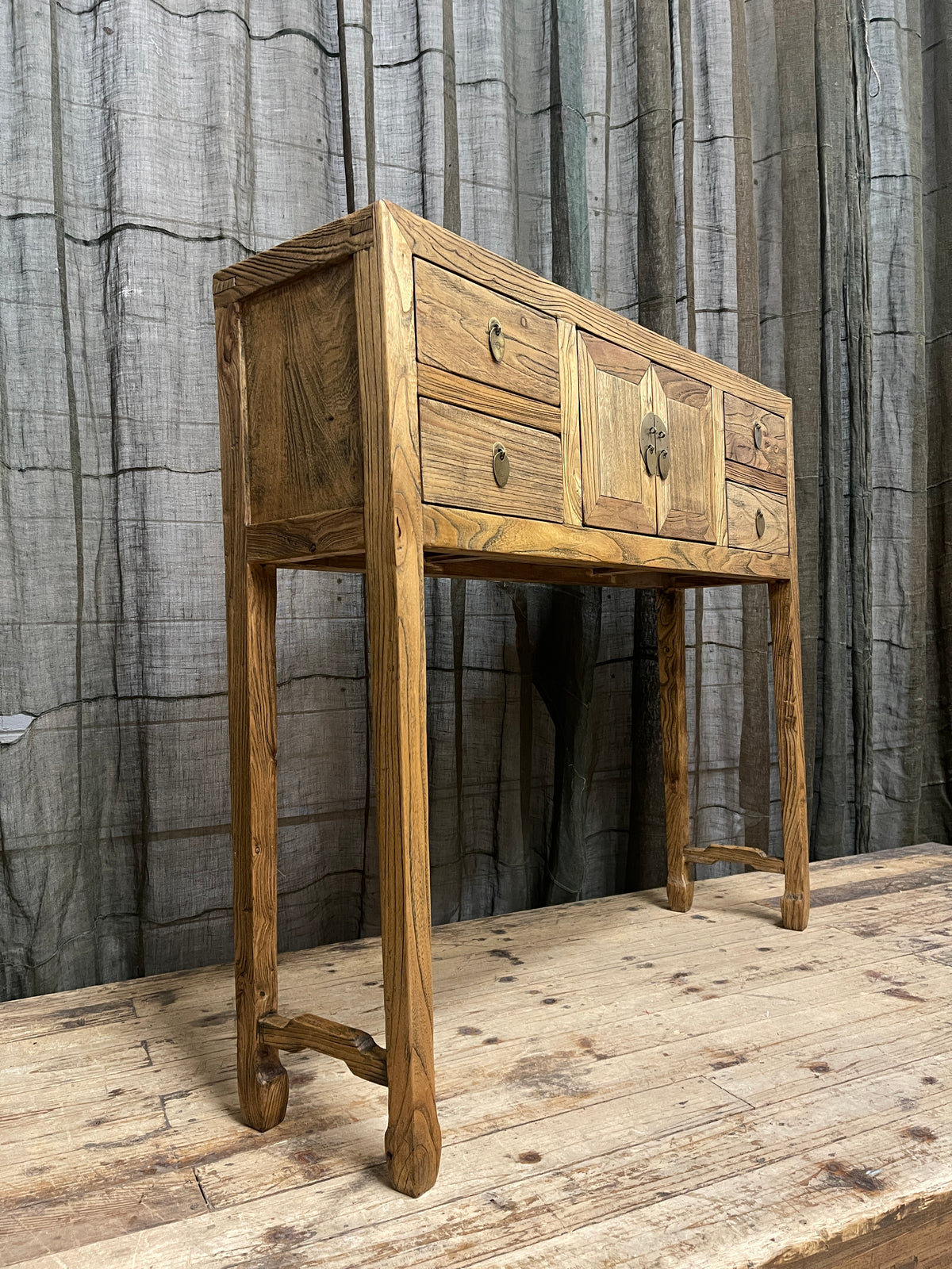 Provincial Style Chinese Hall Table | Elm