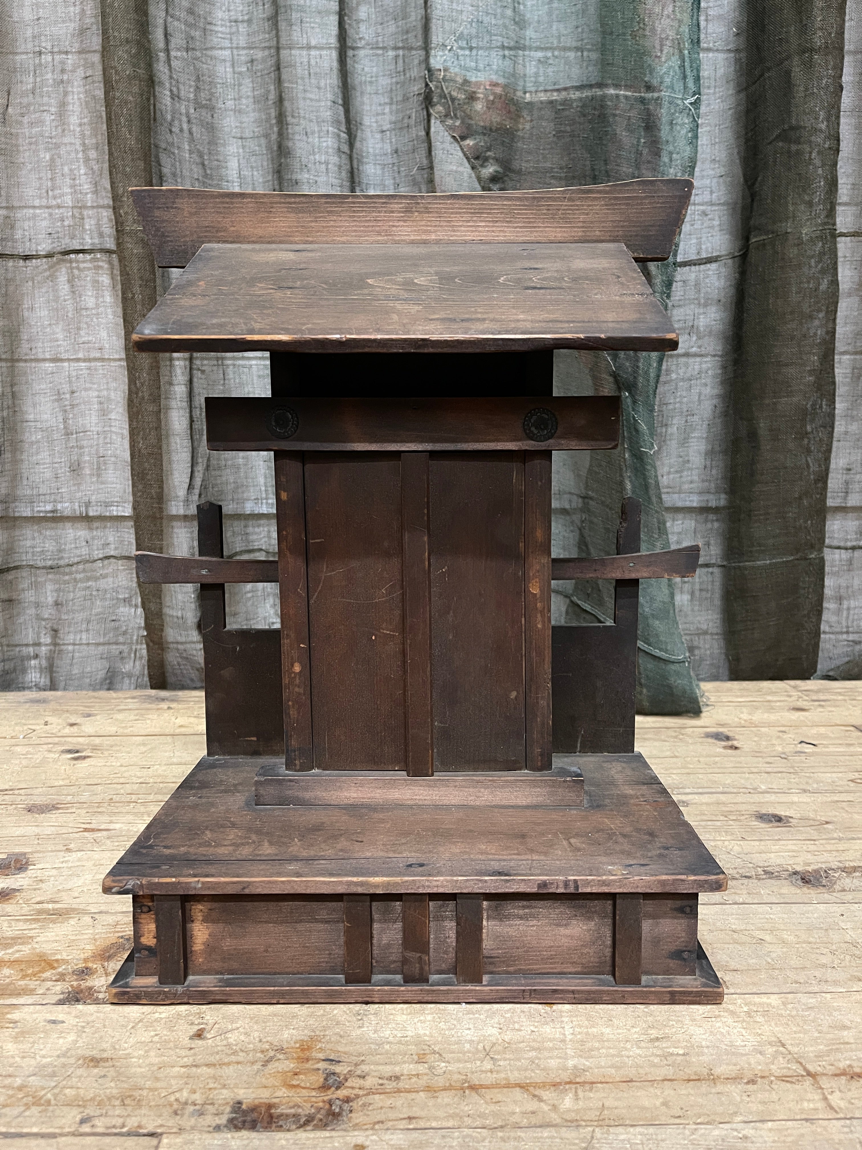 Antique Japanese Kamidana, Household Shinto Shrine