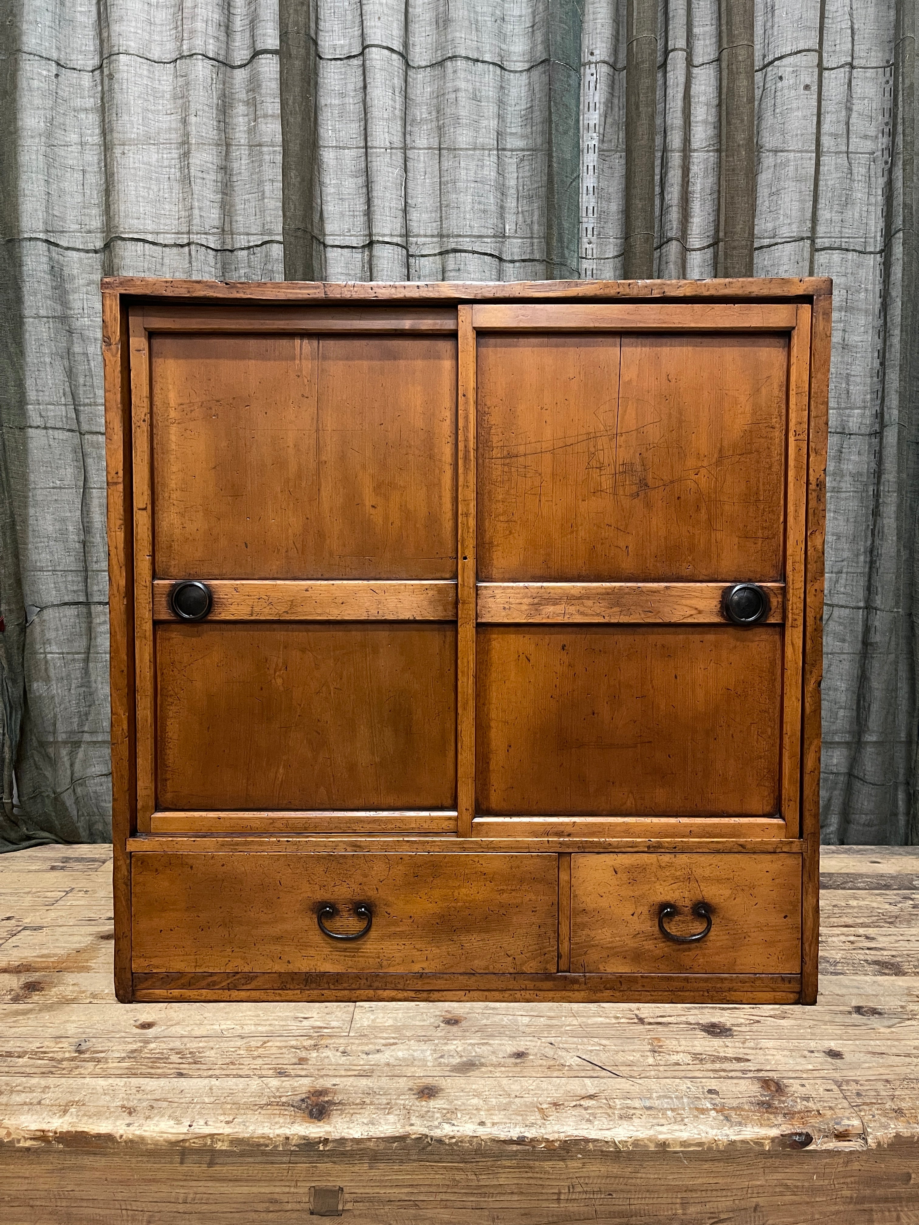 Getabako, Japanese Shoe Storage Cabinet - Cypress & Cedar | Meiji