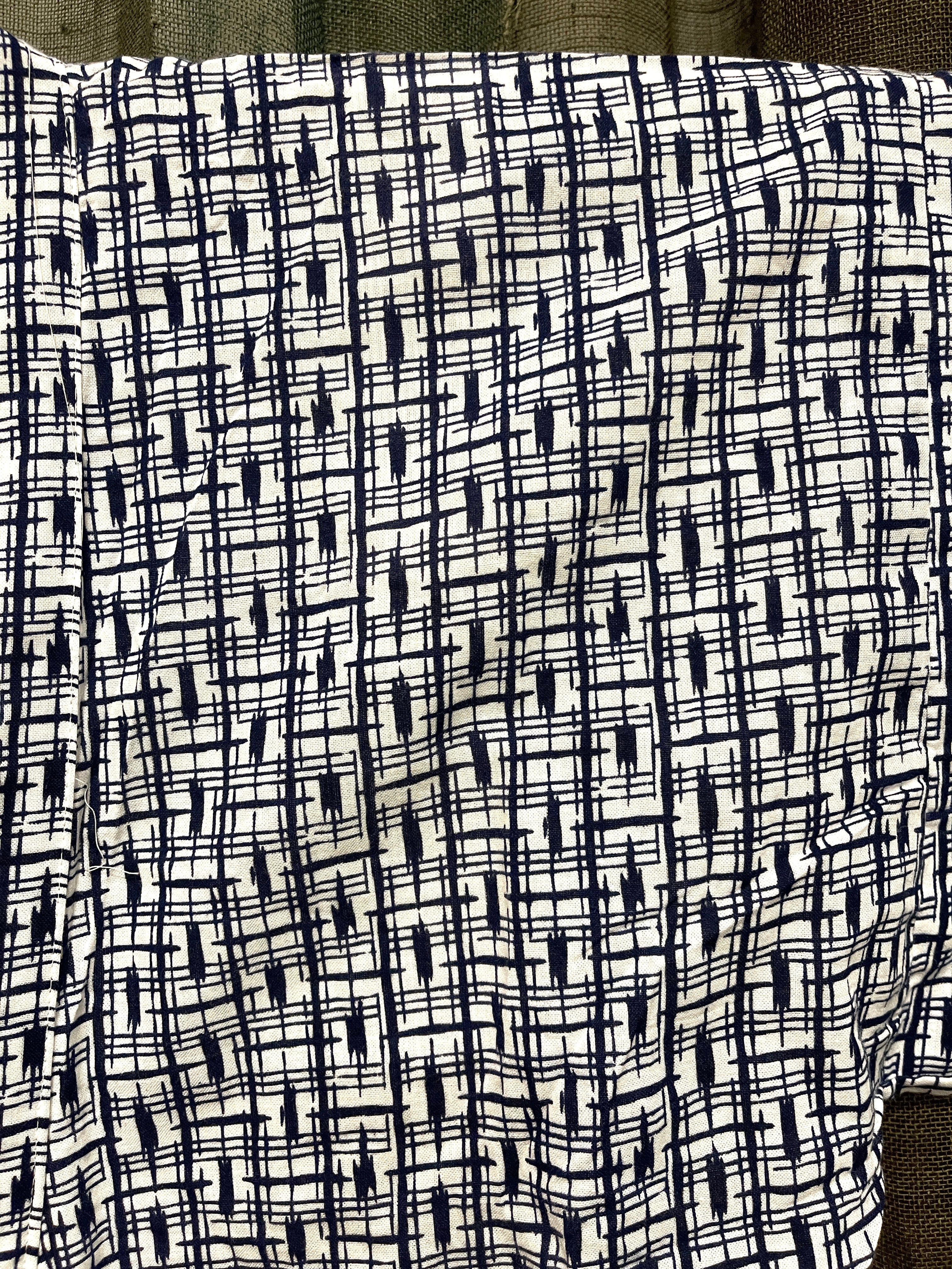 Nemaki, Japanese Cotton House Robe - Unisex