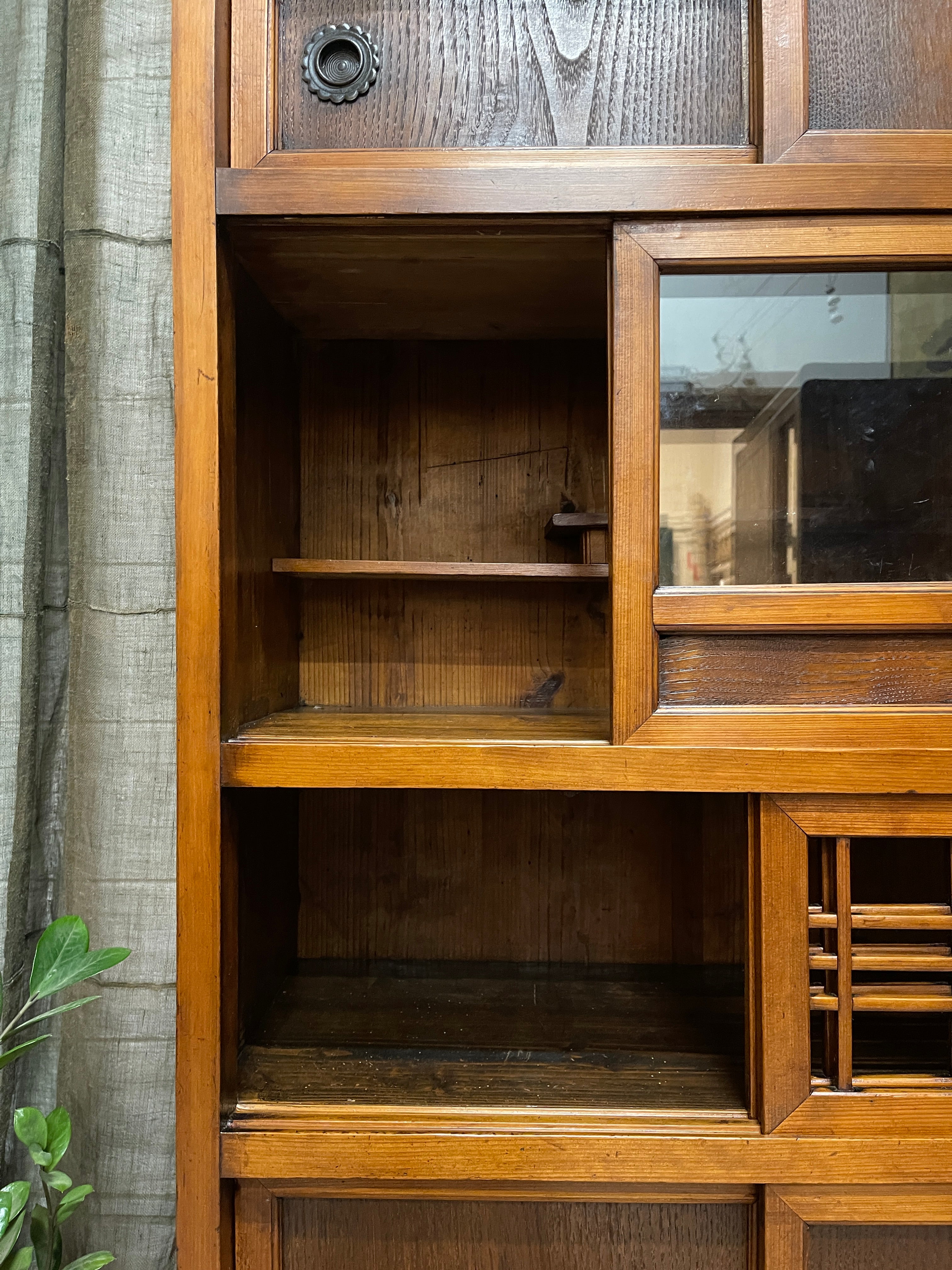 Japanese Mizuya, Kitchen Cabinet - Cedar, Cypress, Elm | c.1900