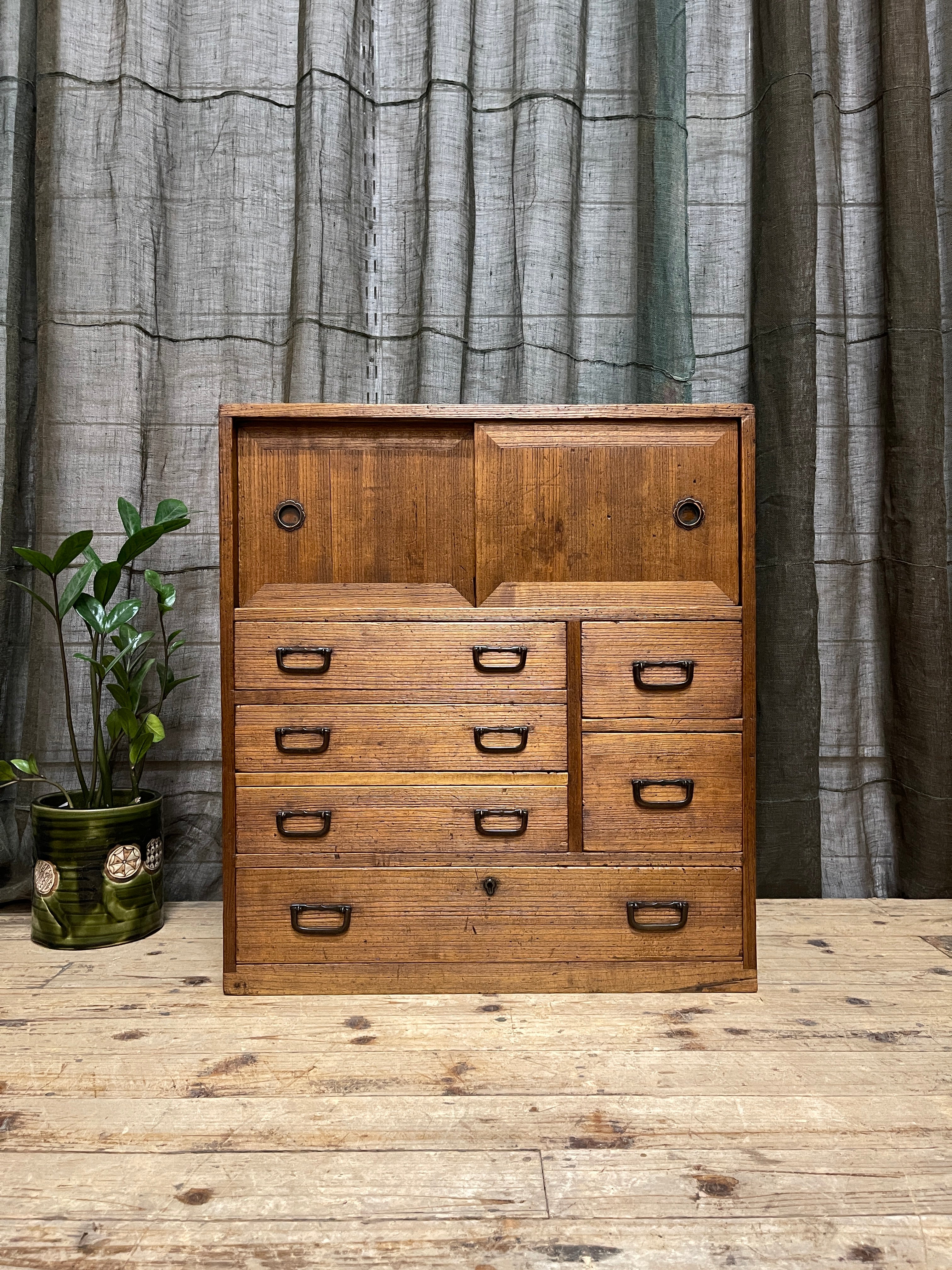 Ko Dansu, Japanese Side Cabinet - Paulownia | 1920's