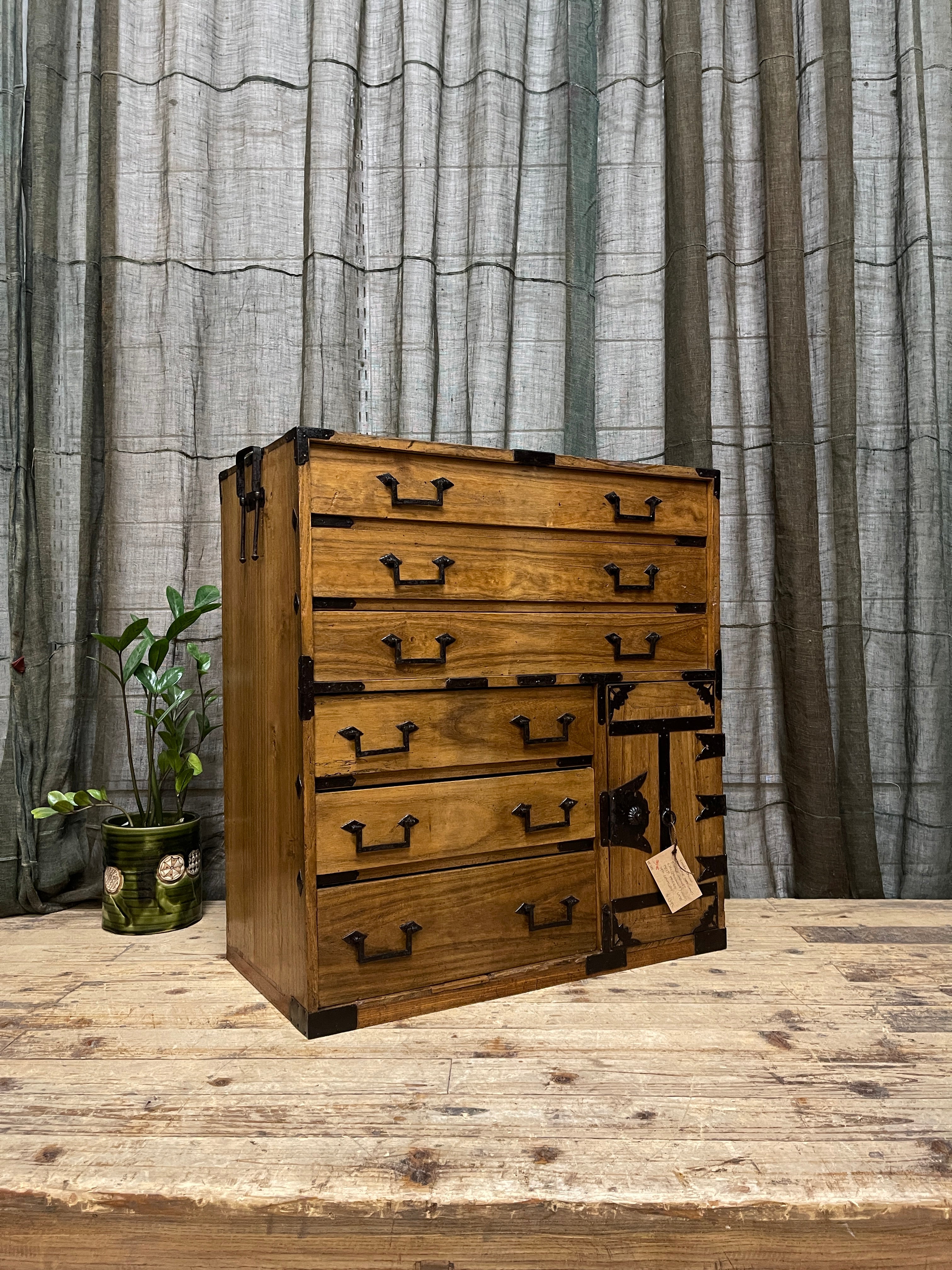 Japanese Choba Dansu, Merchant’s Chest – Paulownia | Meiji