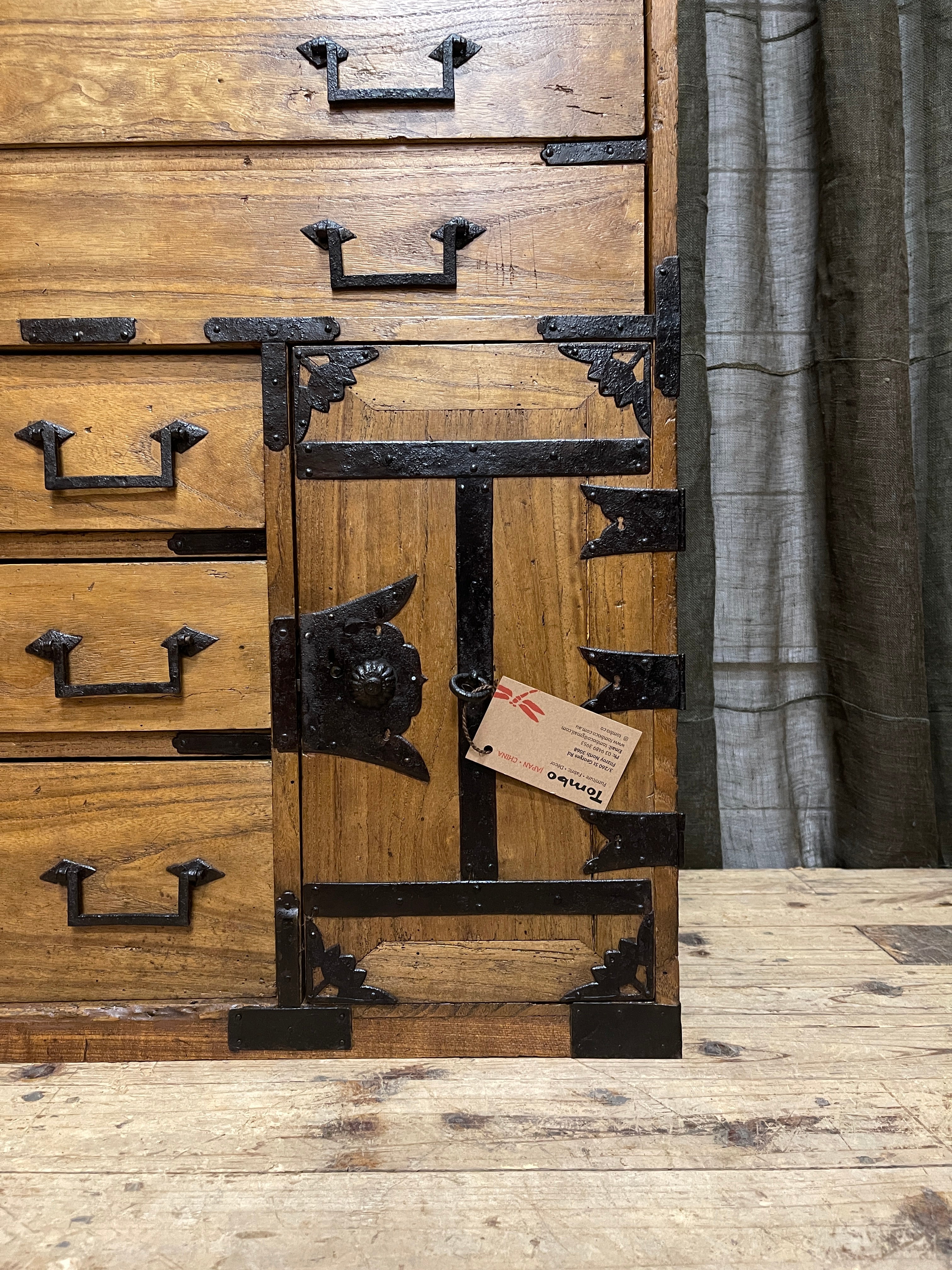 Japanese Choba Dansu, Merchant’s Chest – Paulownia | Meiji