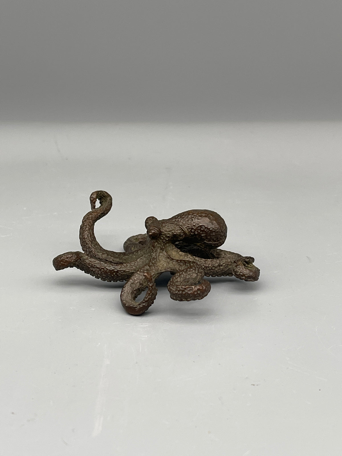 Miniature Chinese Octopus Figurine
