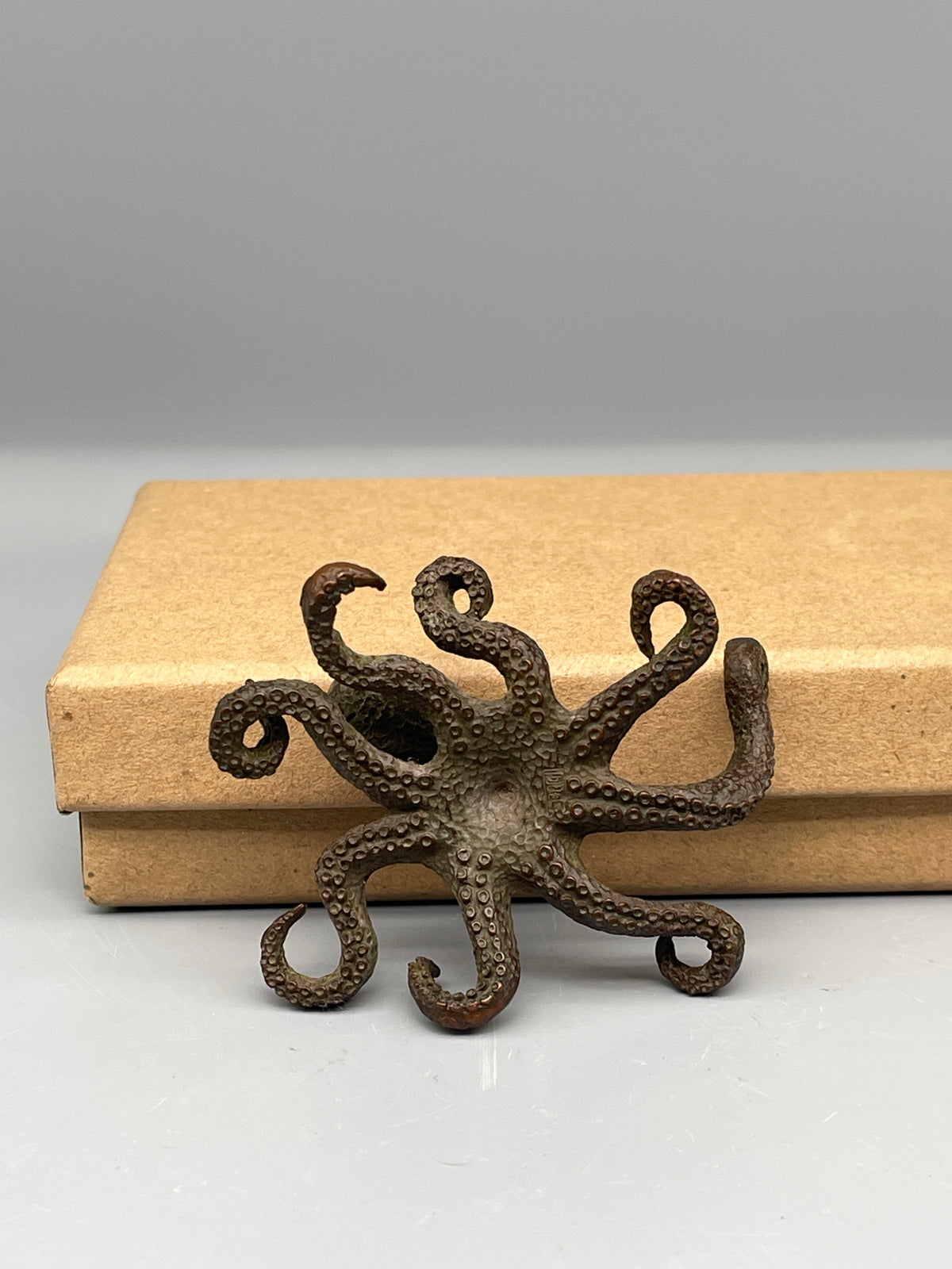Miniature Chinese Octopus Figurine