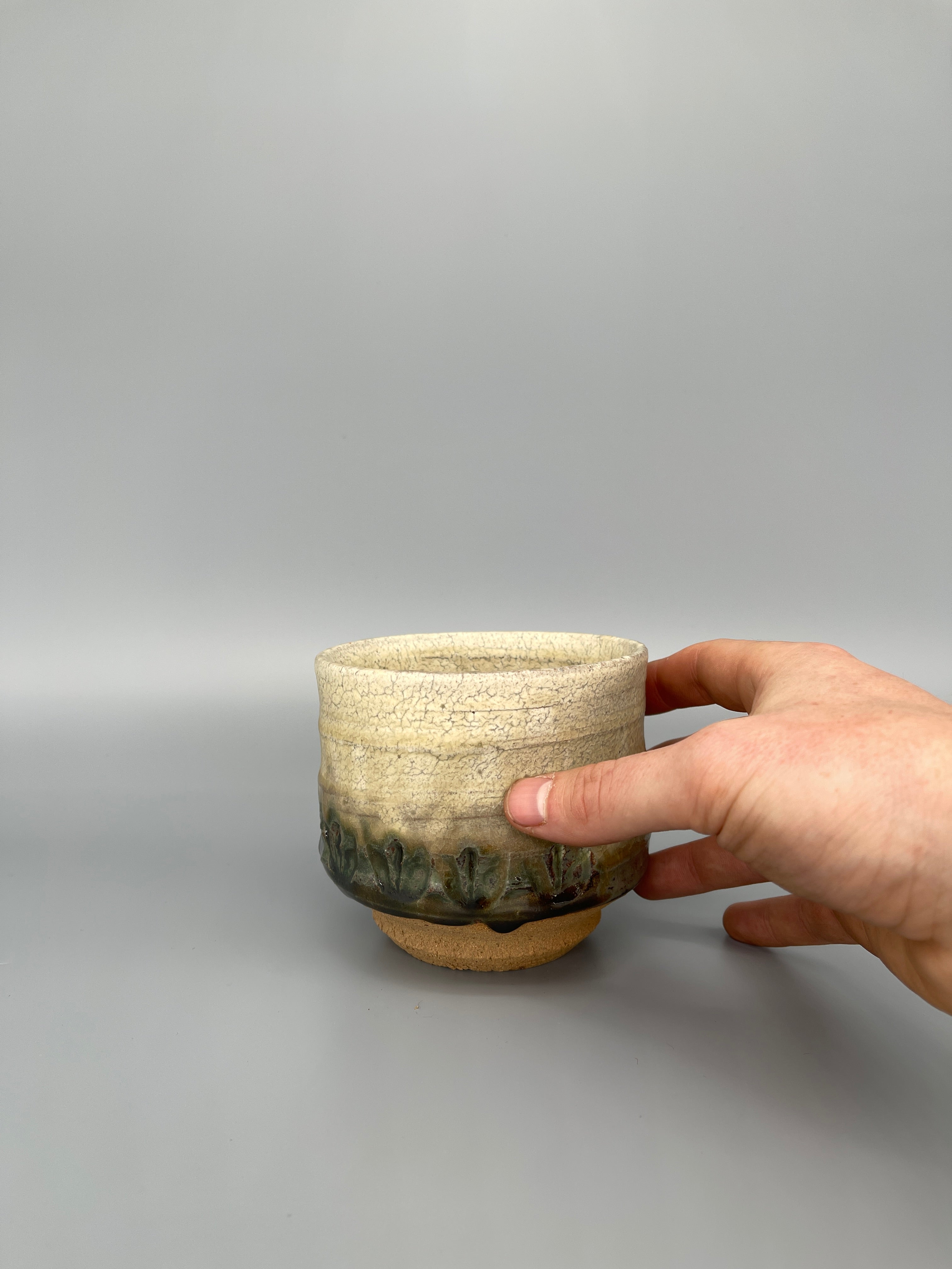 Vintage Japanese Chawan, Matcha Tea Bowl - Earthy Glaze