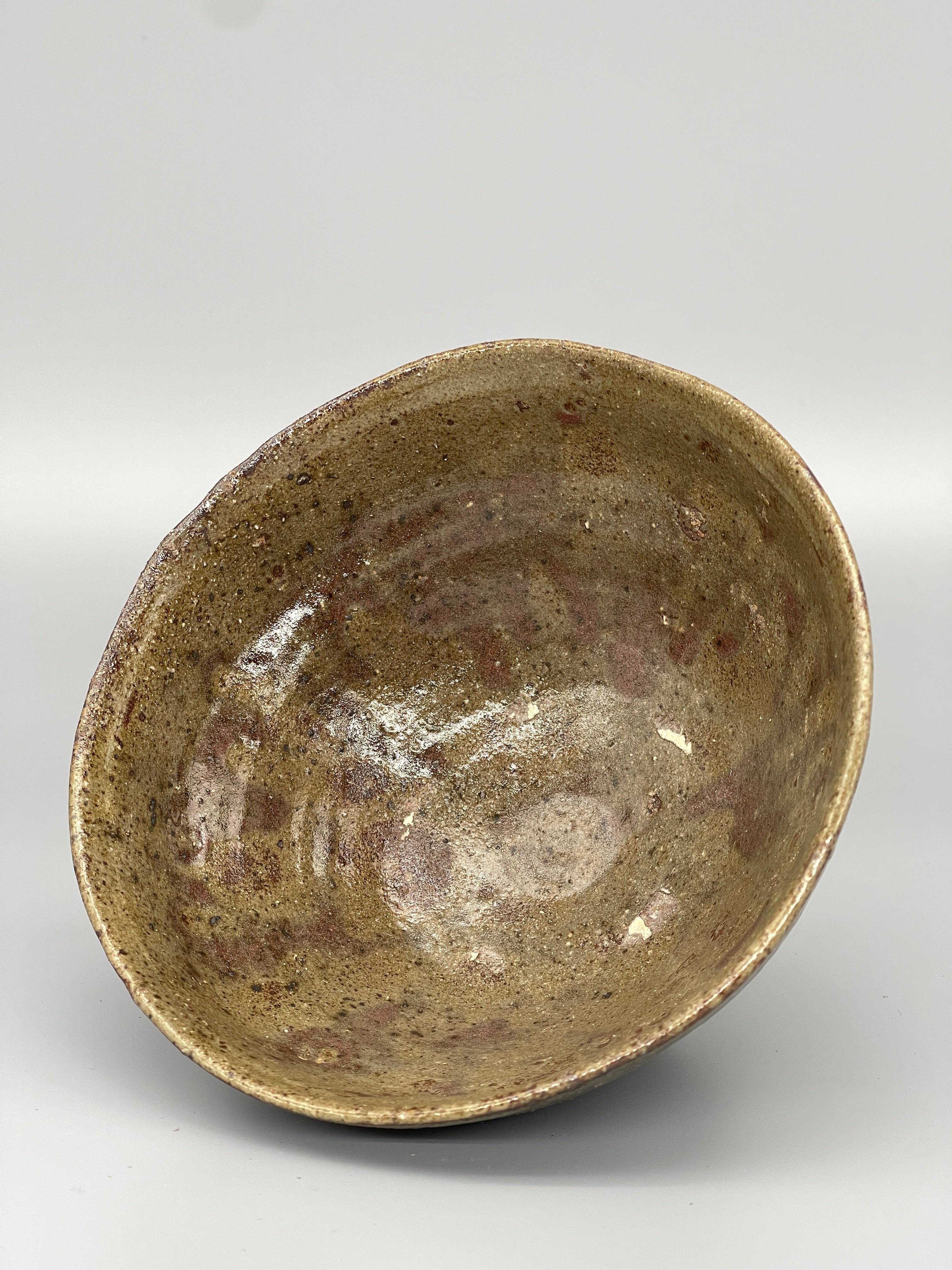 Vintage Japanese Matcha Bowl, Chawan - Earthy Green