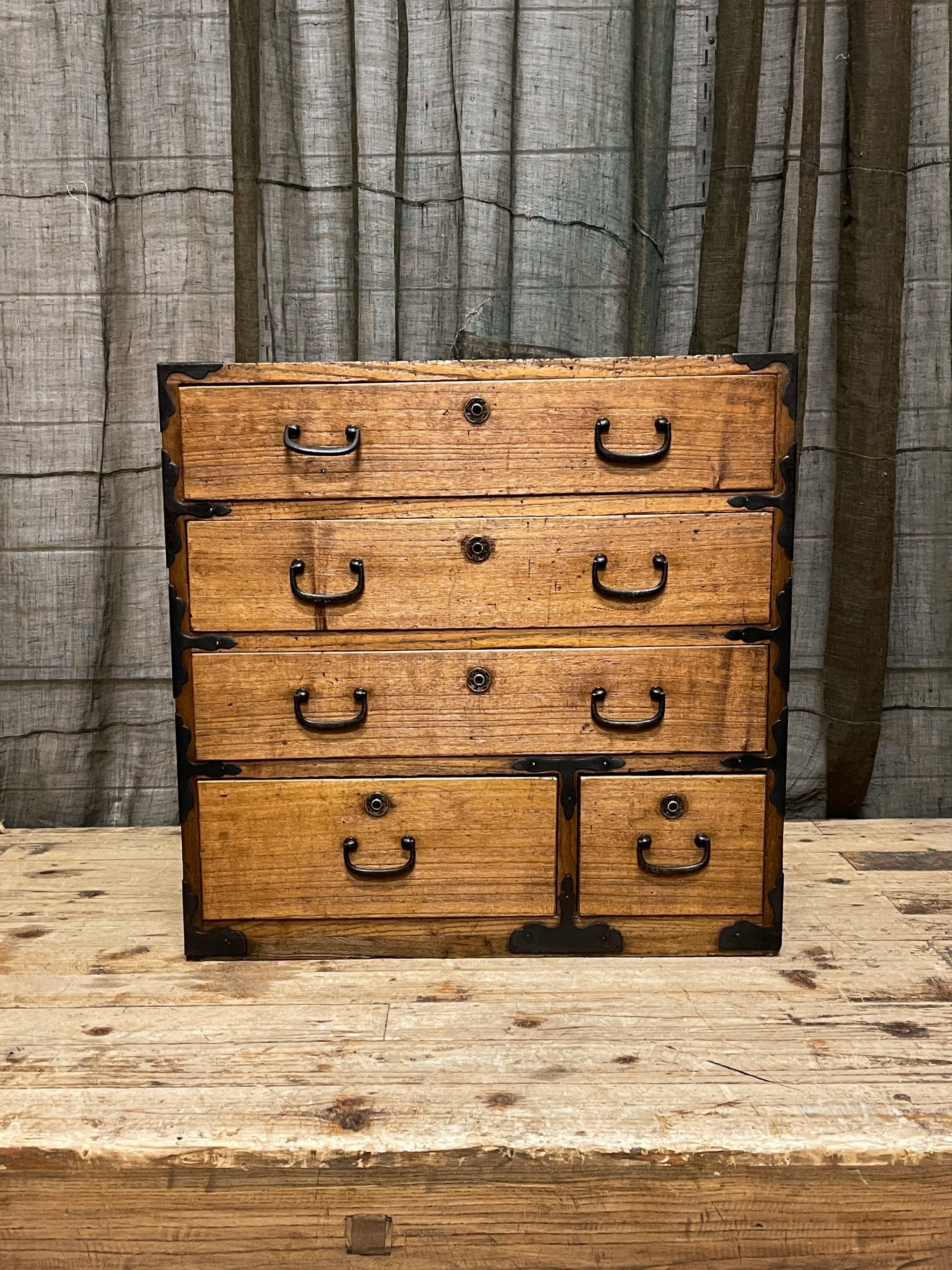 Ko Dansu, Japanese Side Cabinet - Paulownia | 1920's