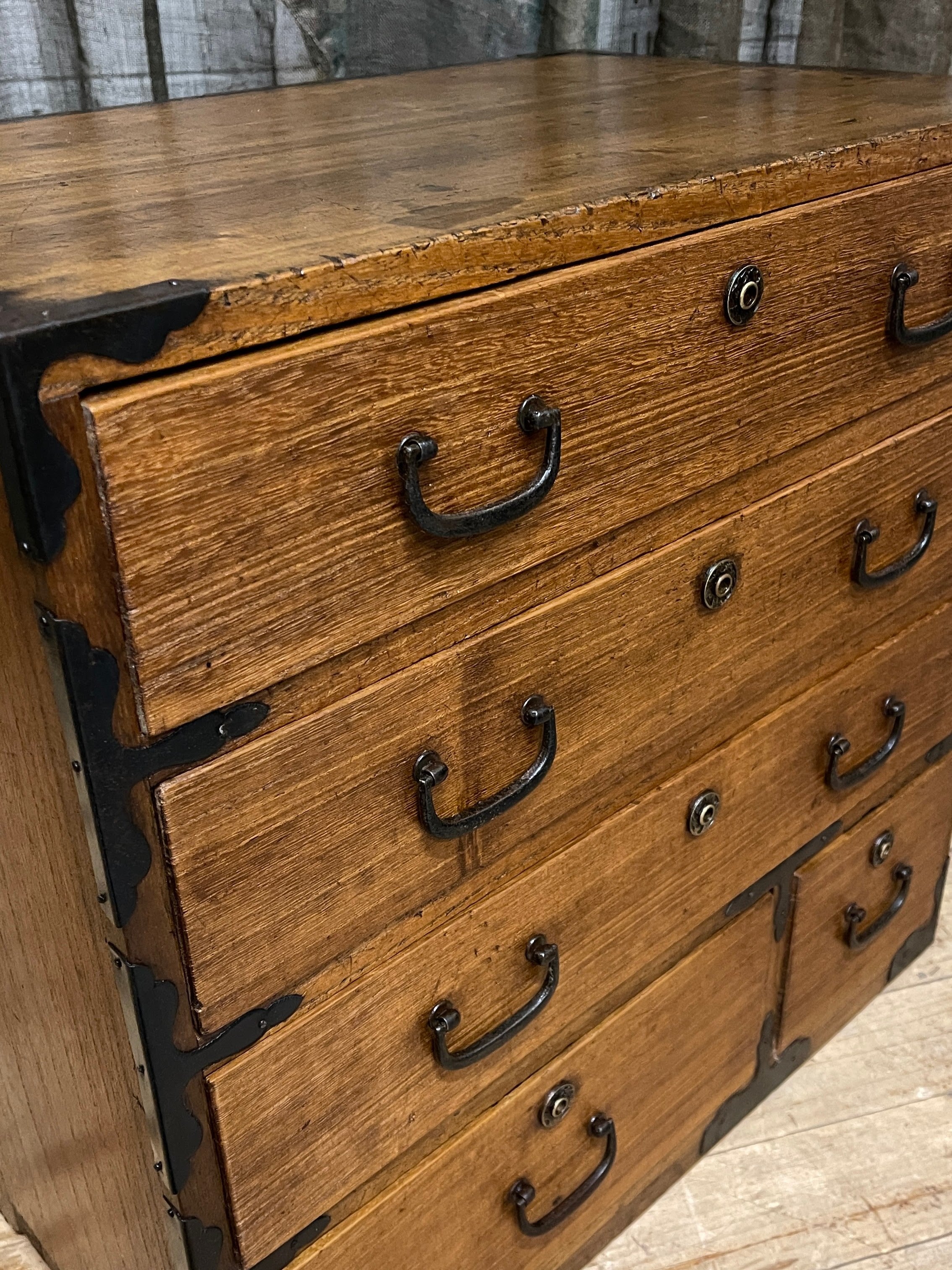 Ko Dansu, Japanese Side Cabinet - Paulownia | 1920's