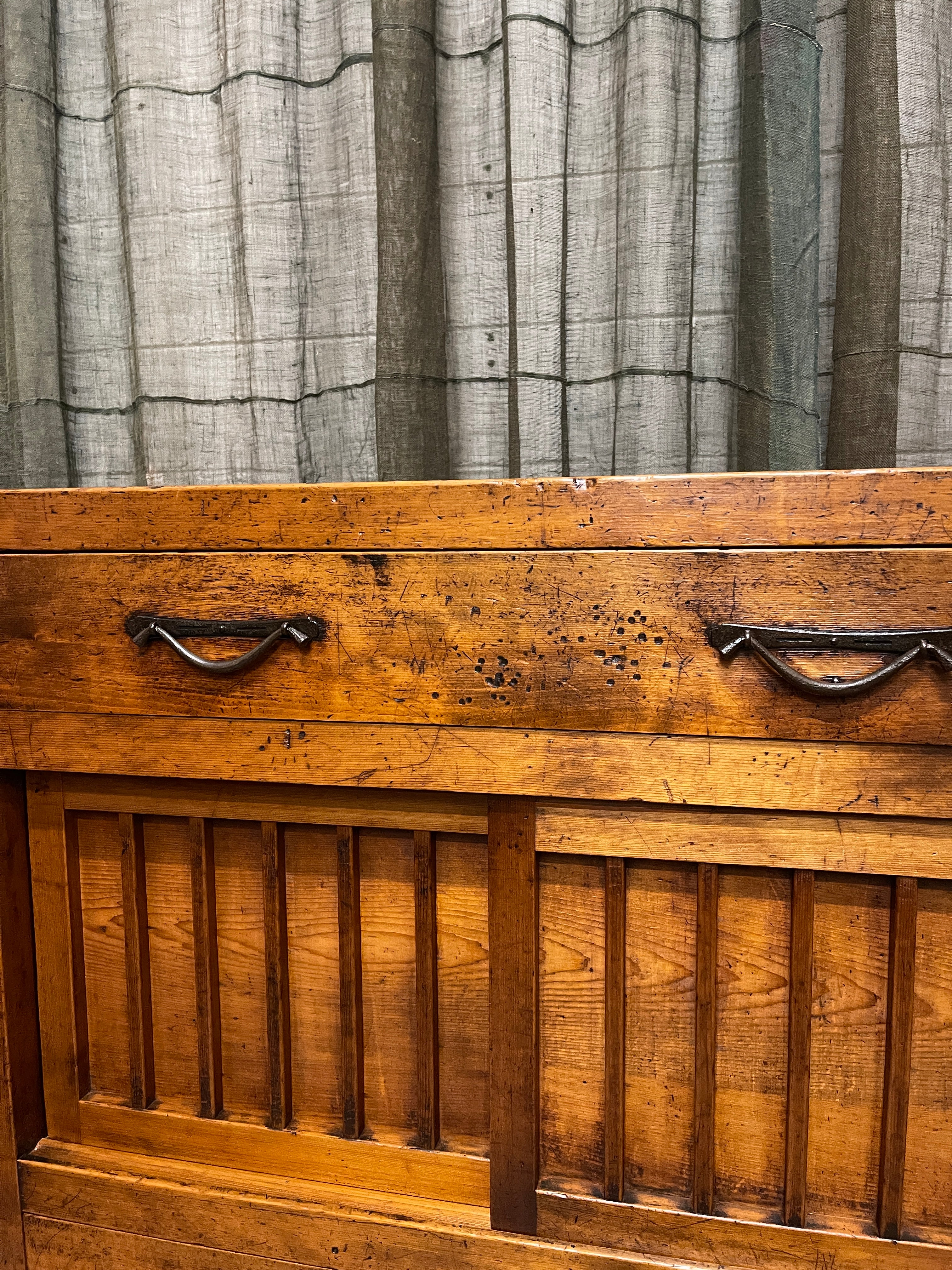 Antique Japanese Choba Dansu, Merchant's Chest - Cypress & Cedar | Meiji