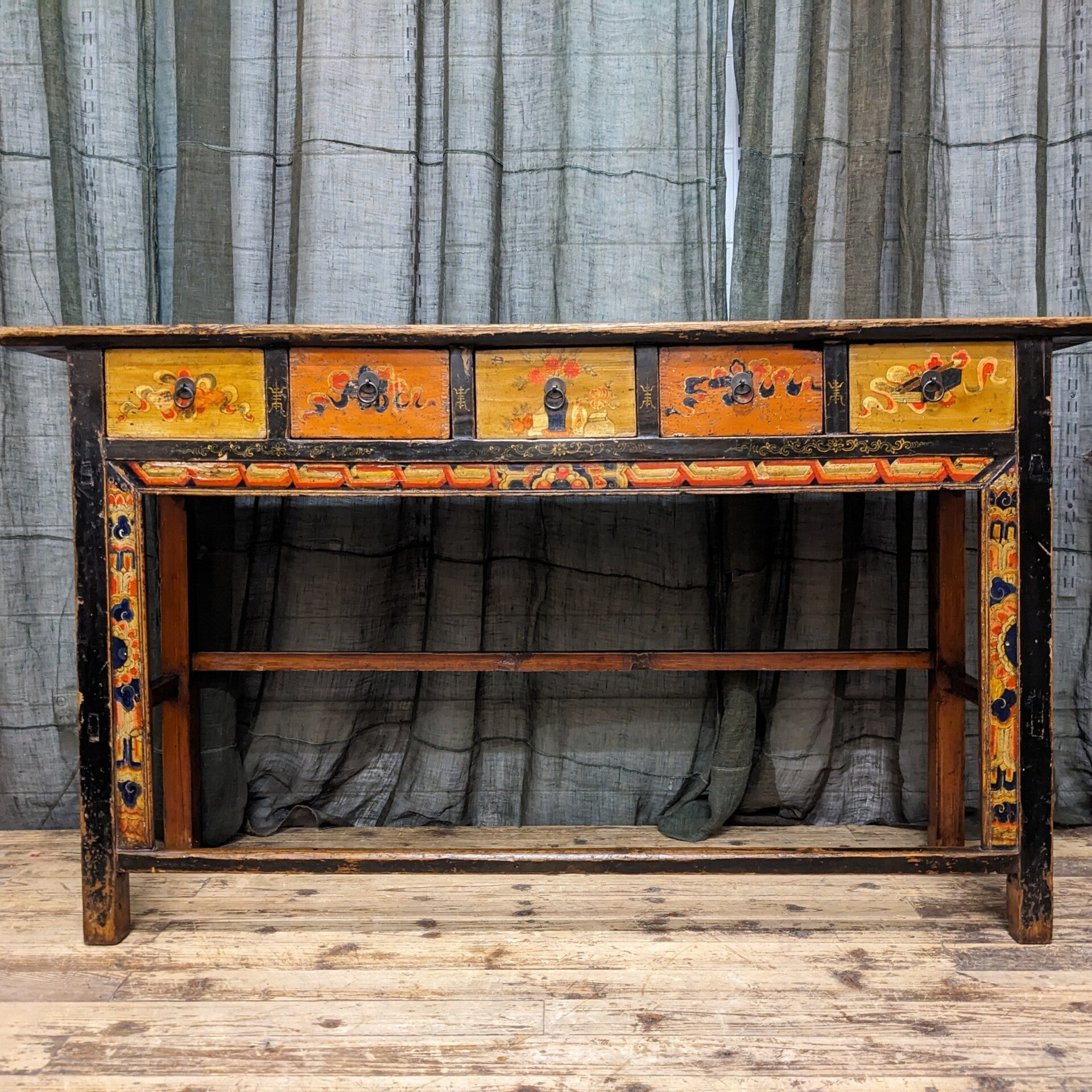 Antique Tibetan Writing Table