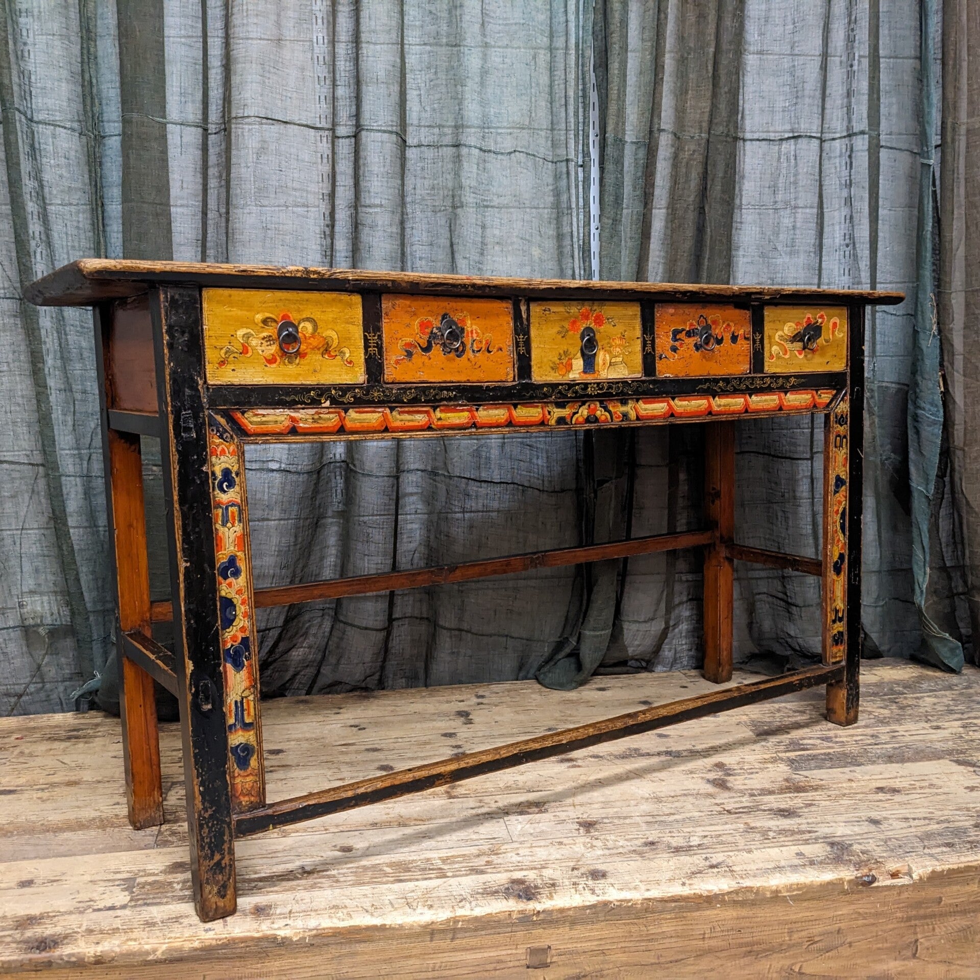 Antique Tibetan Writing Table