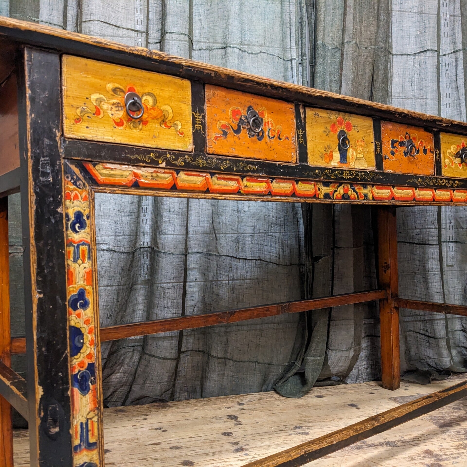 Antique Tibetan Writing Table
