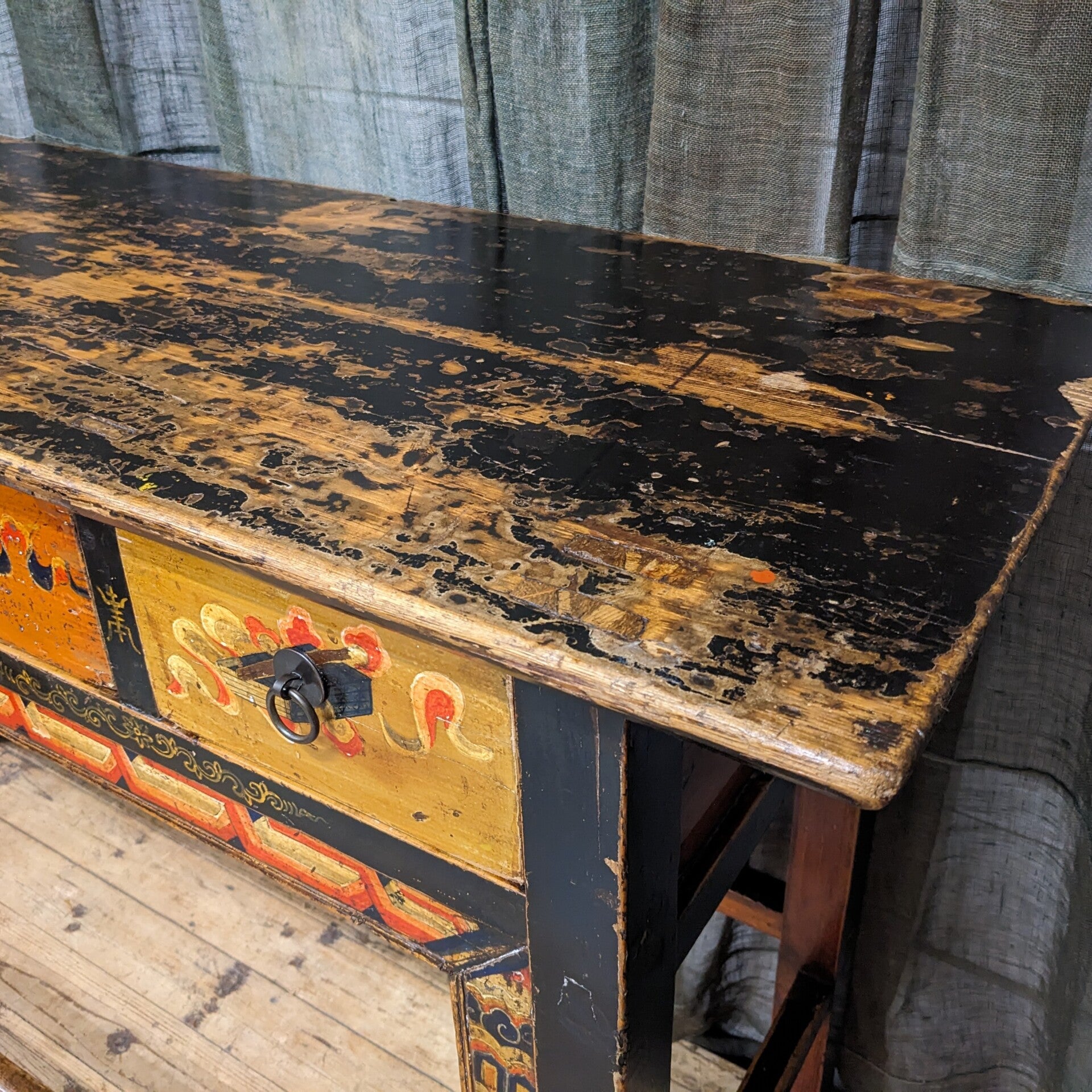 Antique Tibetan Writing Table