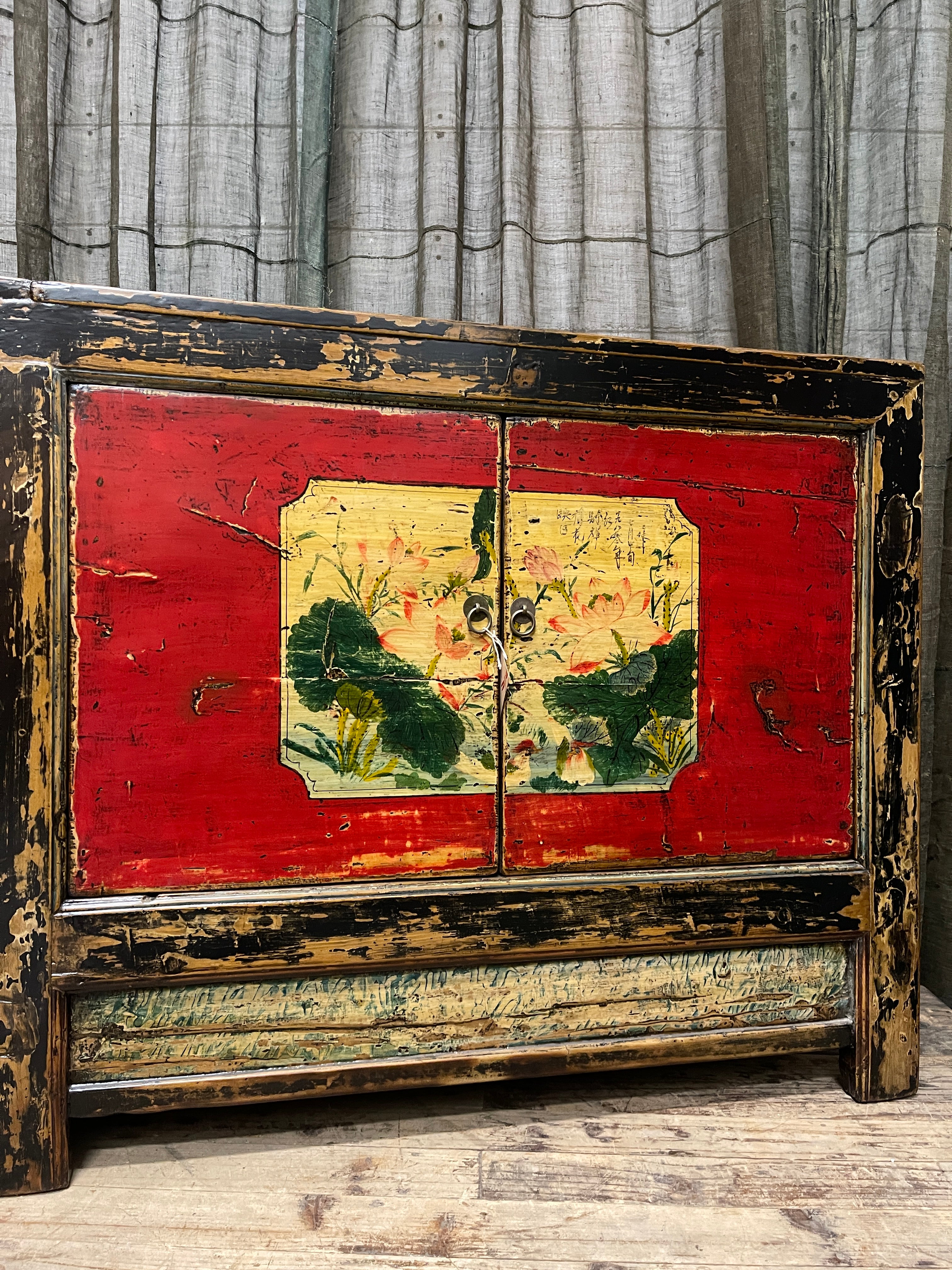 Chinese Sideboard - Original Painted Finish, Gansu, 1920s