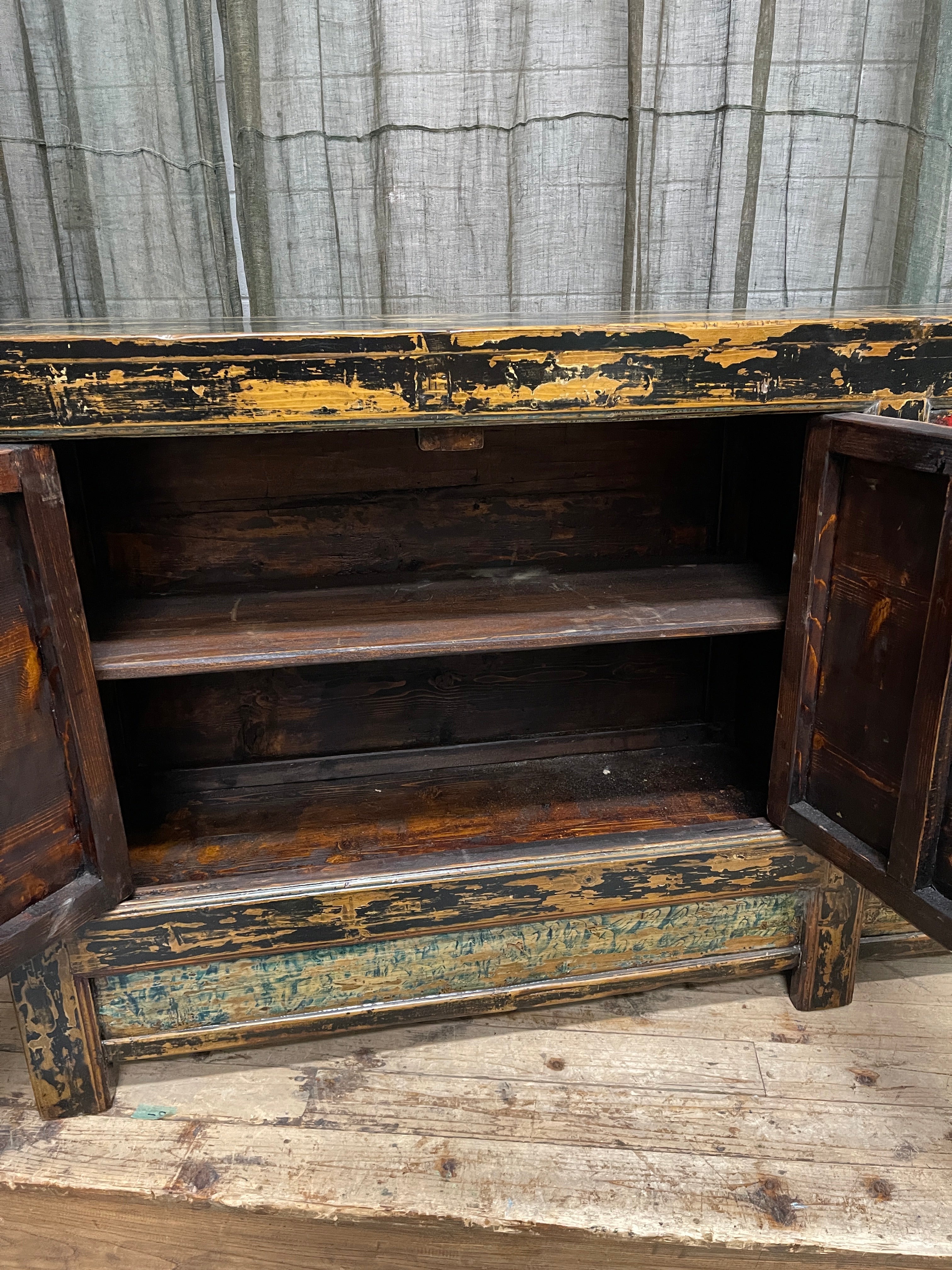 Chinese Sideboard - Original Painted Finish, Gansu, 1920s