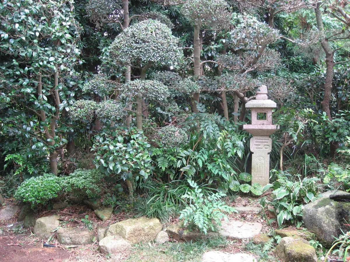 Japanese Stone Garden Lantern, Oribe - Granite | Mid 20th Century