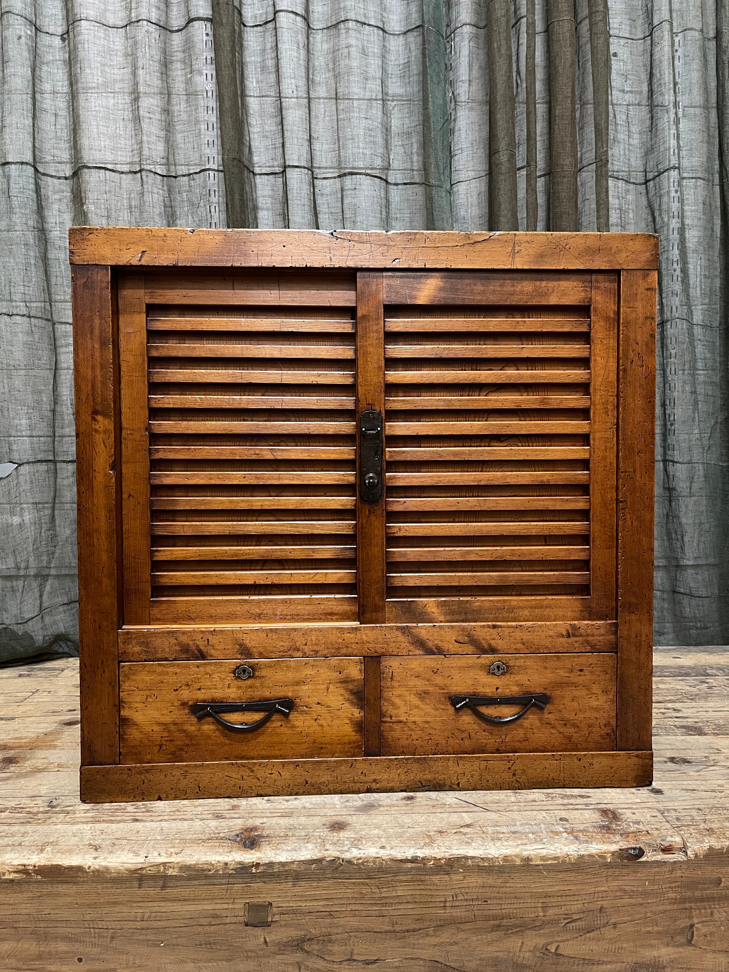 Mingei Dansu, Japanese Storage Cabinet - Cypress & Cedar | Meiji