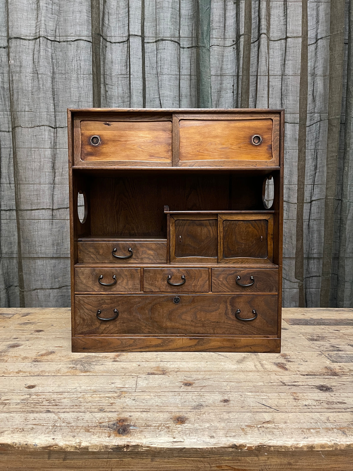 Cha Dana, Japanese Tea Cabinet - Elm & Cedar | Midcentury