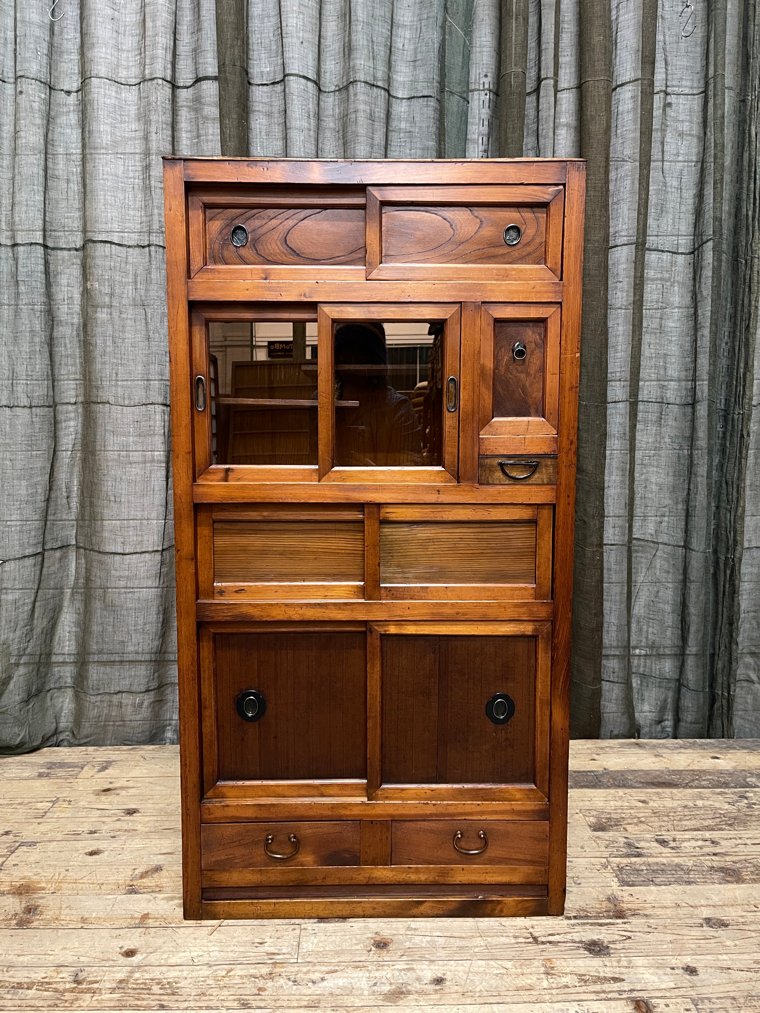 Japanese Mizuya, Kitchen Cabinet - Cedar & Cypress & Elm | Meiji