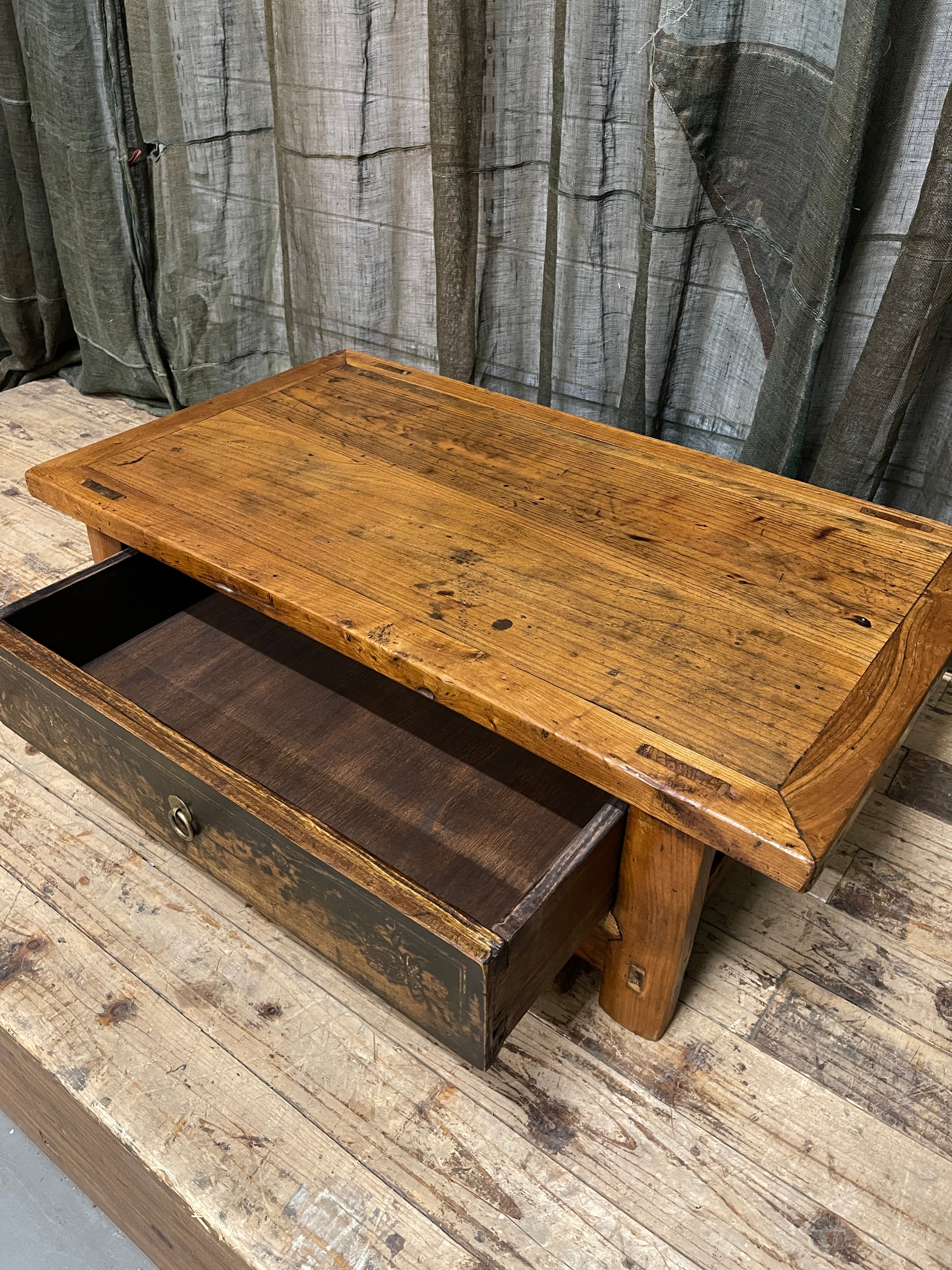 Provincial Chinese Low Table | Elm & Cypress