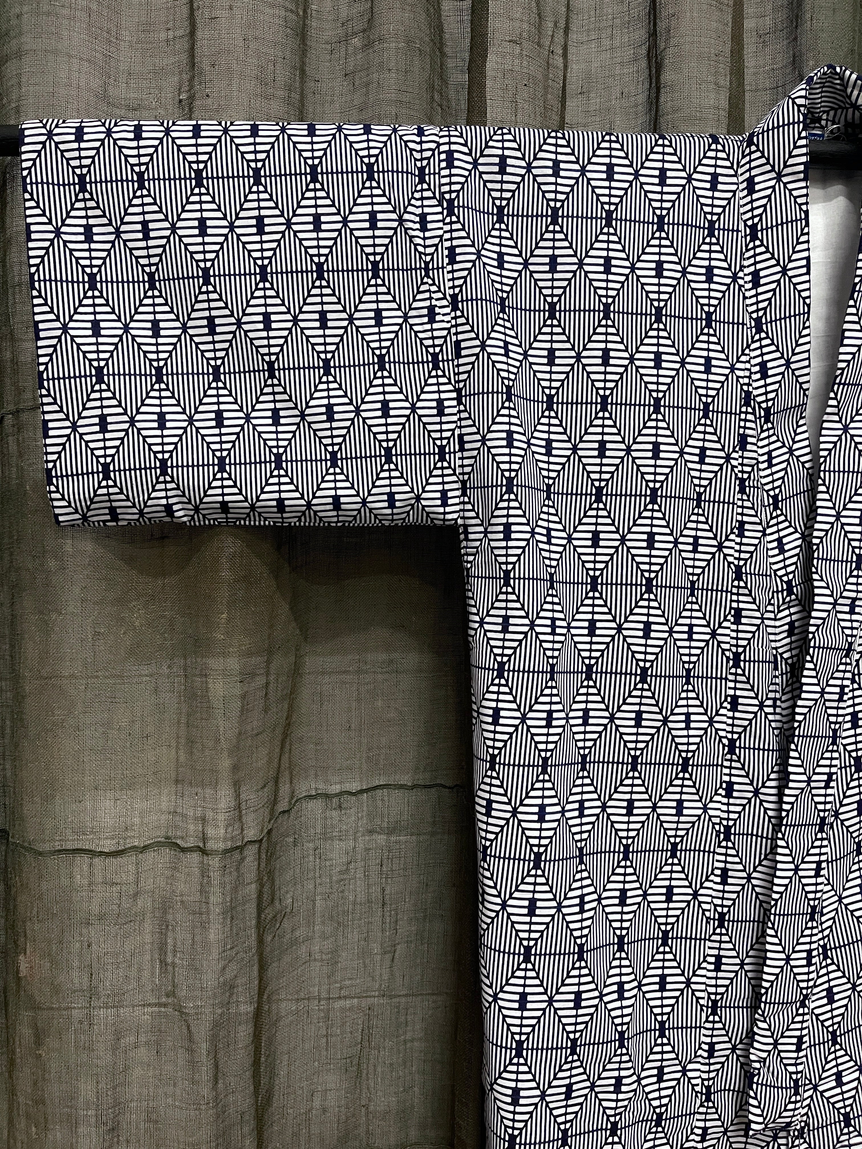 Nemaki, Japanese Cotton House Robe - Unisex