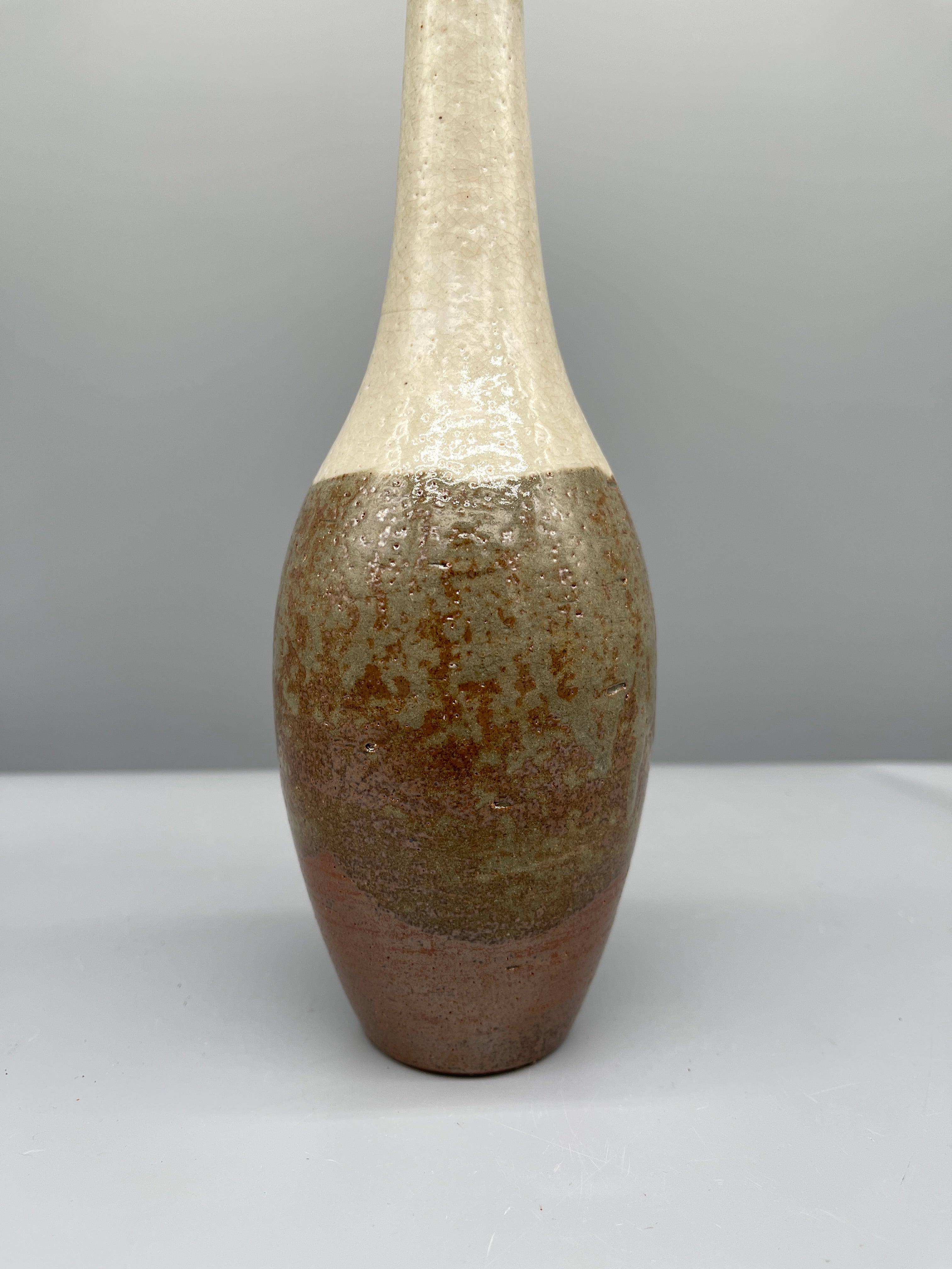 Vintage Japanese Seto Vase By Soukaku Mizuno