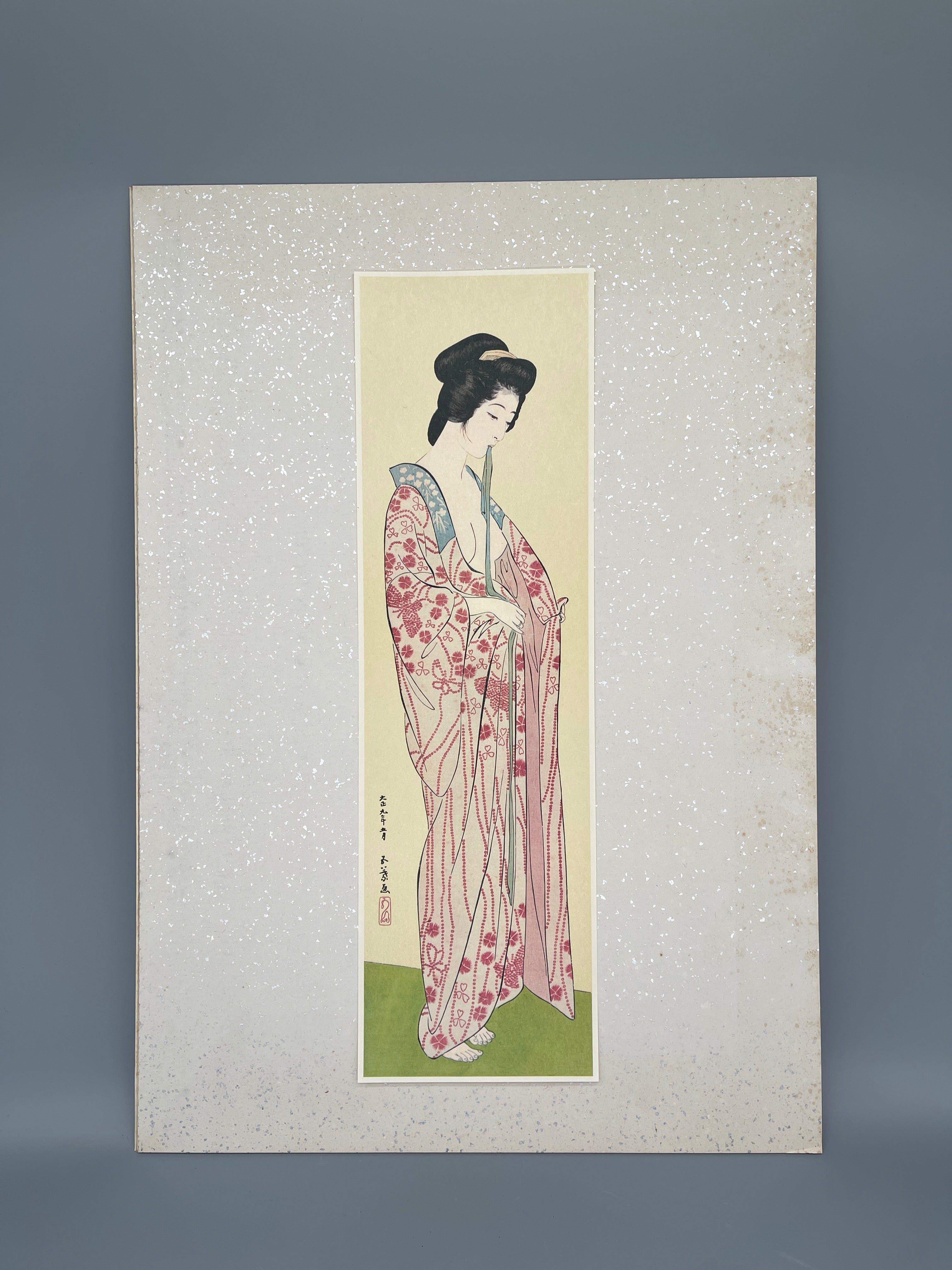 Japanese Woodblock Print By Goyo Hashiguchi