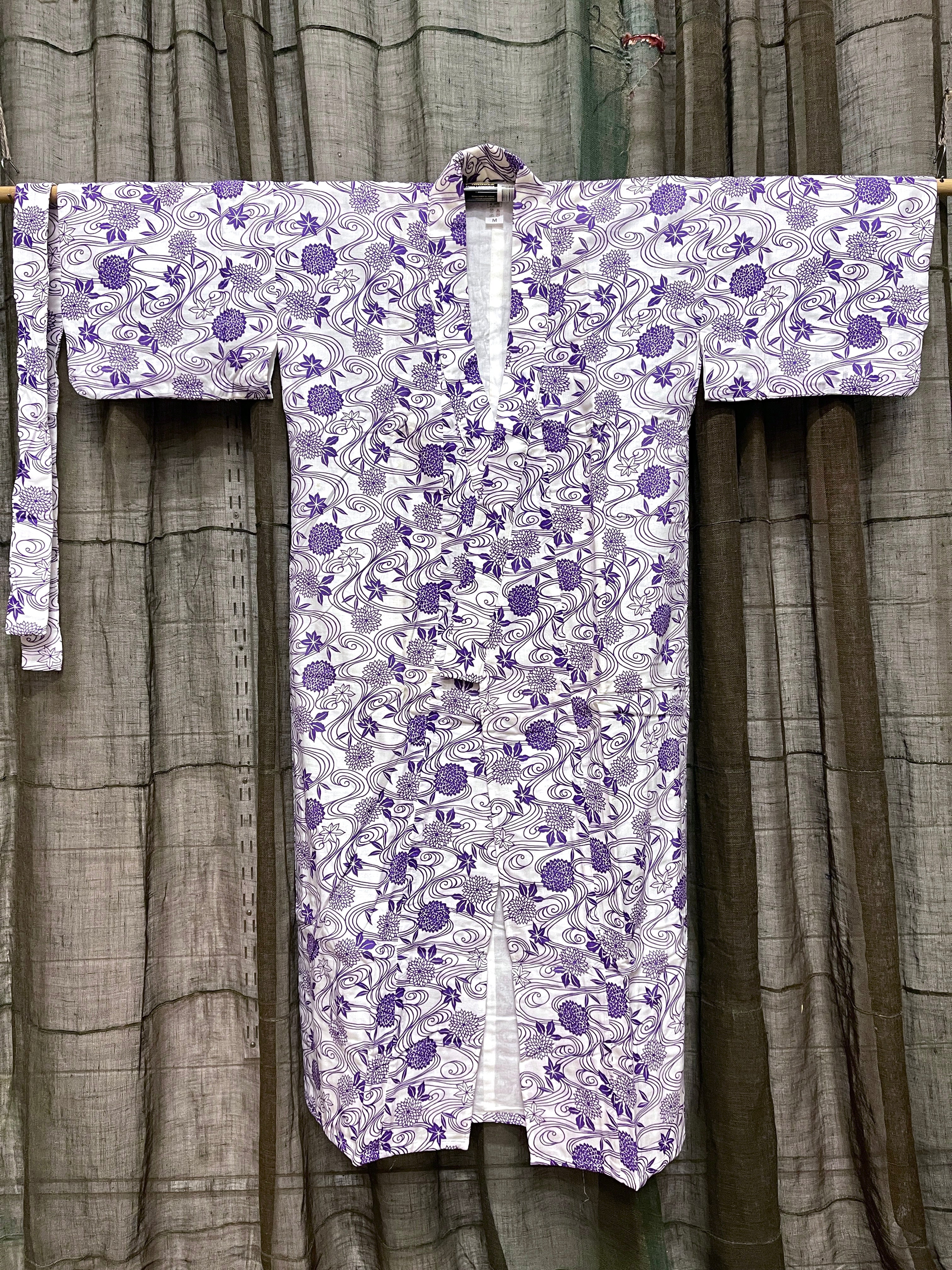 Nemaki, Japanese Cotton House Robe - Unisex