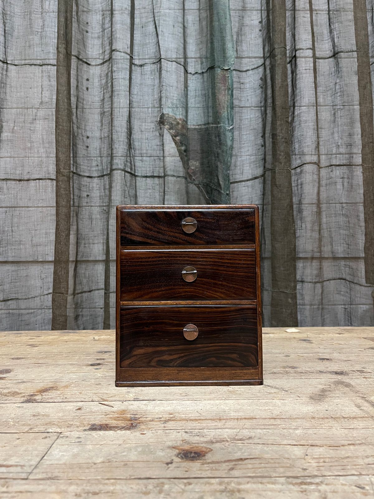 Vintage Japanese Sewing Box, Hari Bako | Showa