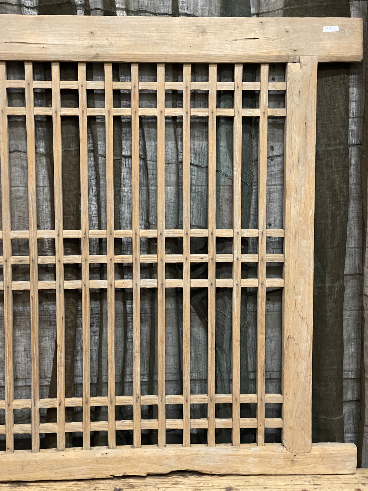 Antique Chinese Wooden Window Panel