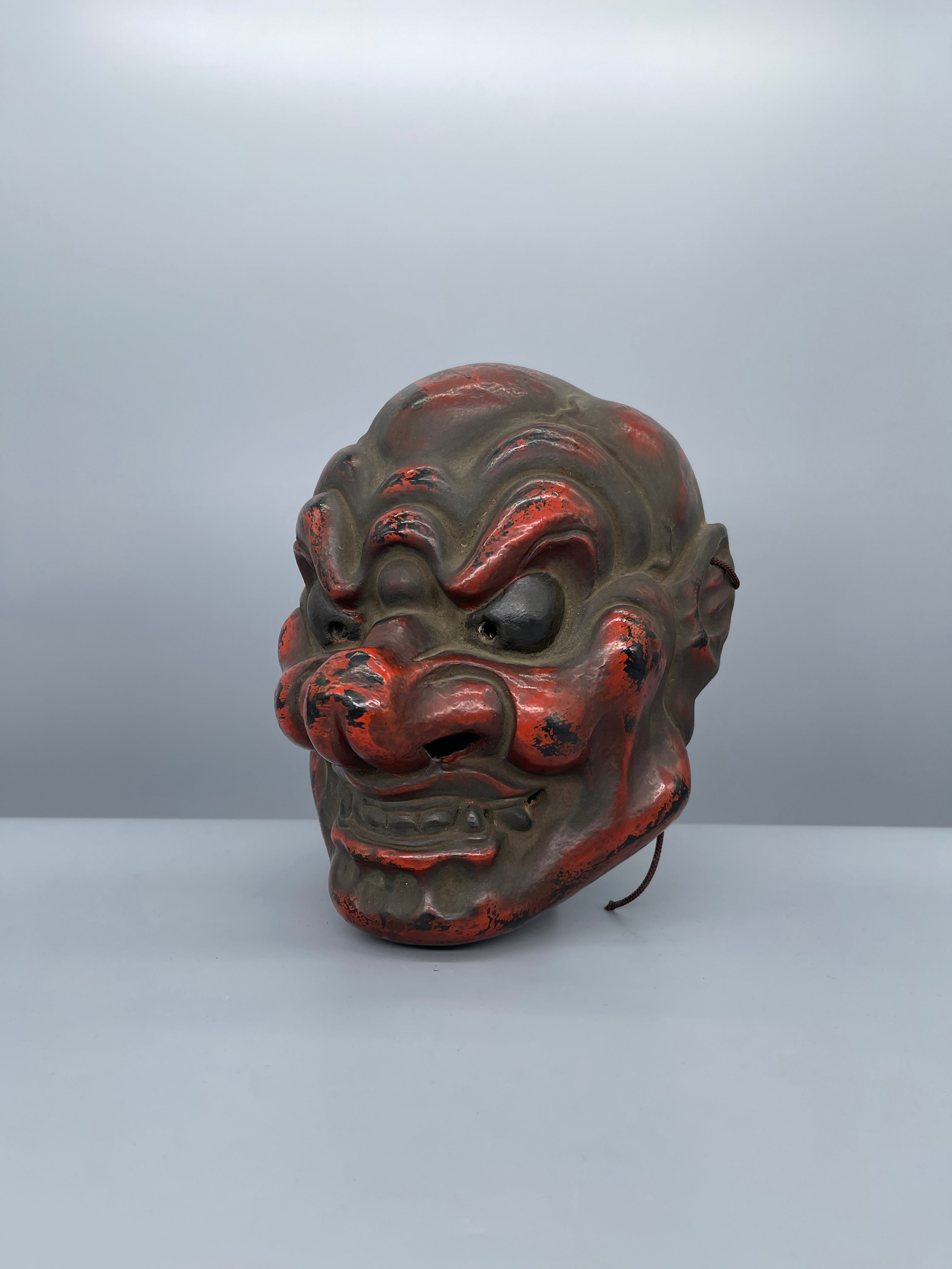 Vintage Japanese Bugaku Mask - Jido Mask