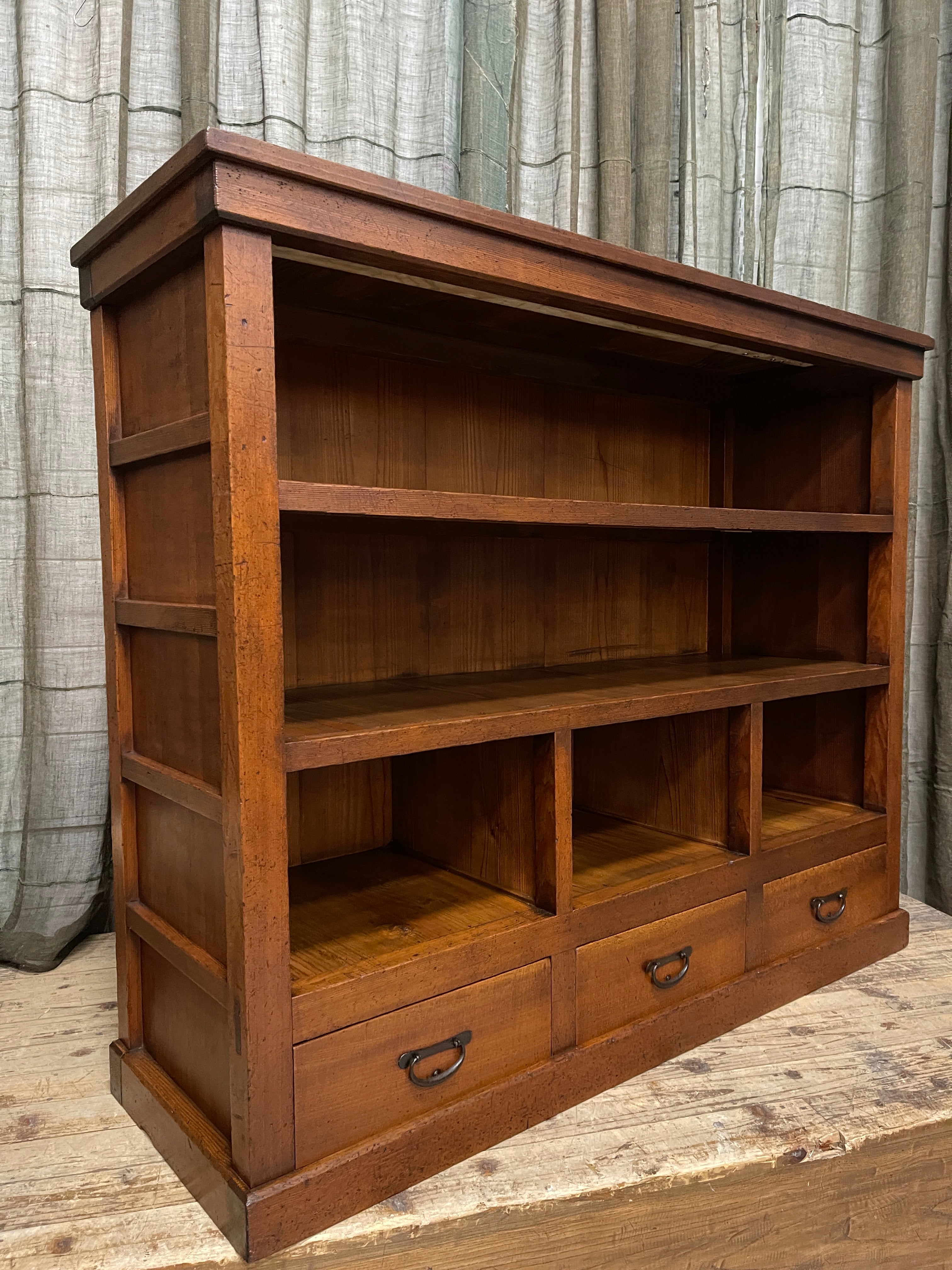 Japanese Shelving Unit - Cedar & Cypress | c.1900