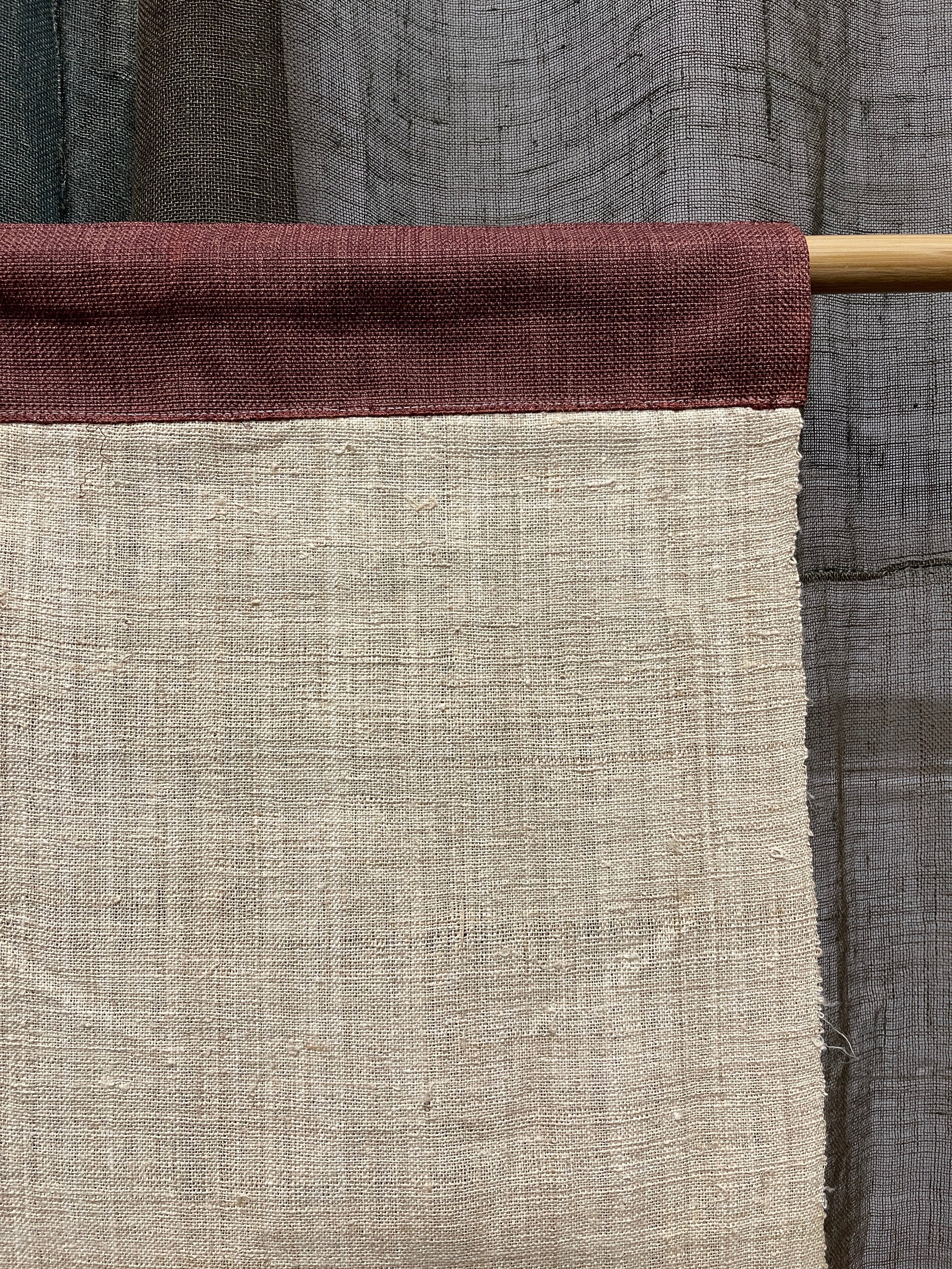 Hemp Noren, Panelled Curtain