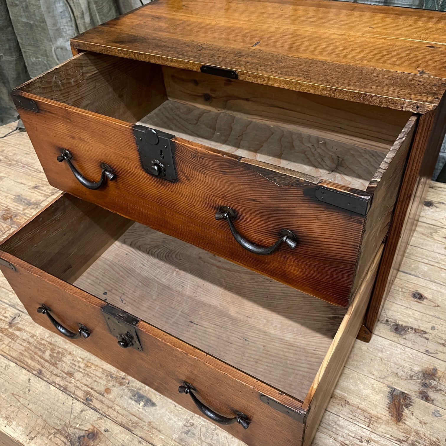 Japanese Small Cabinet - Cypress | Meiji