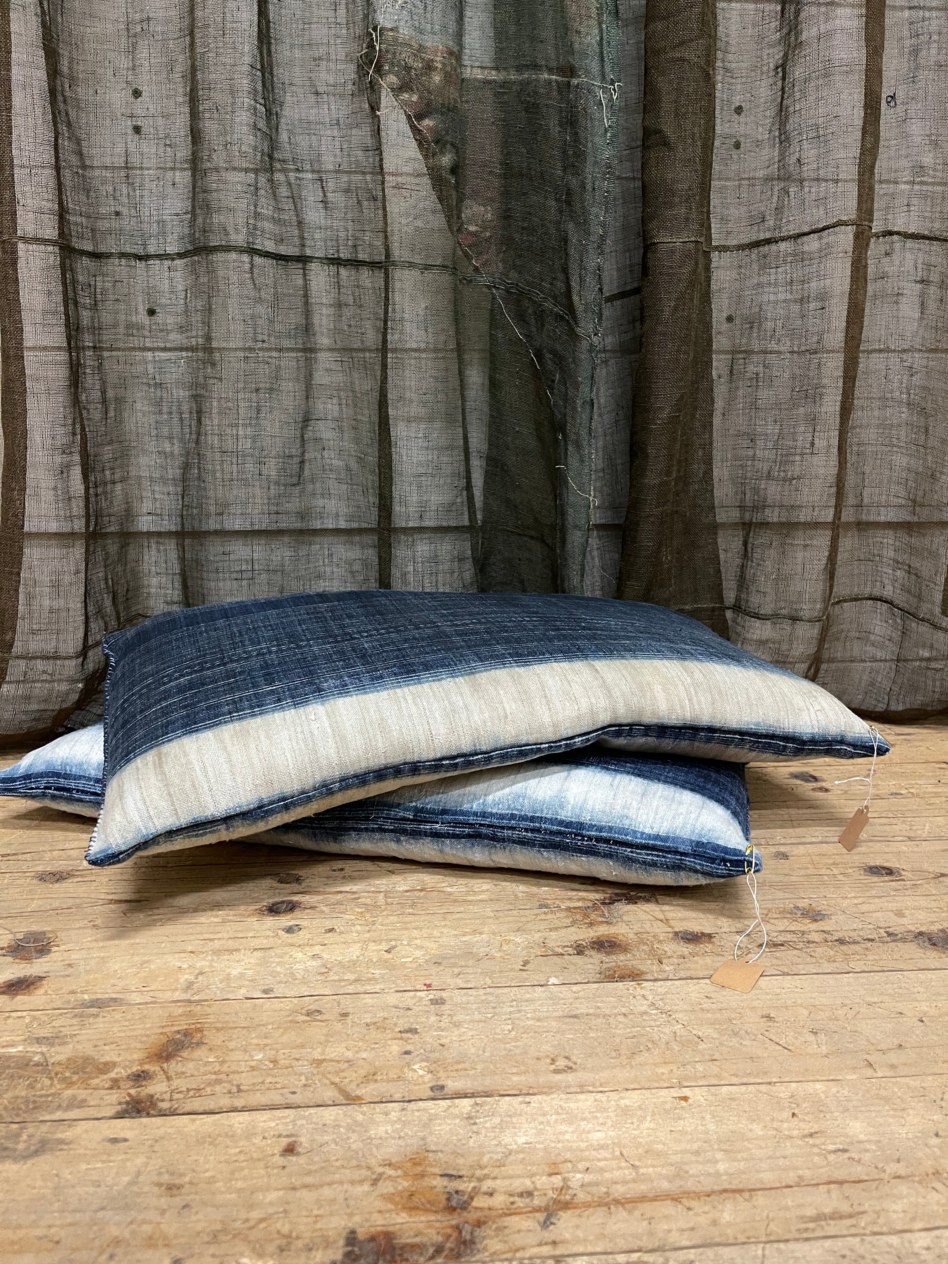 Cushion Covered with handwoven Cotton