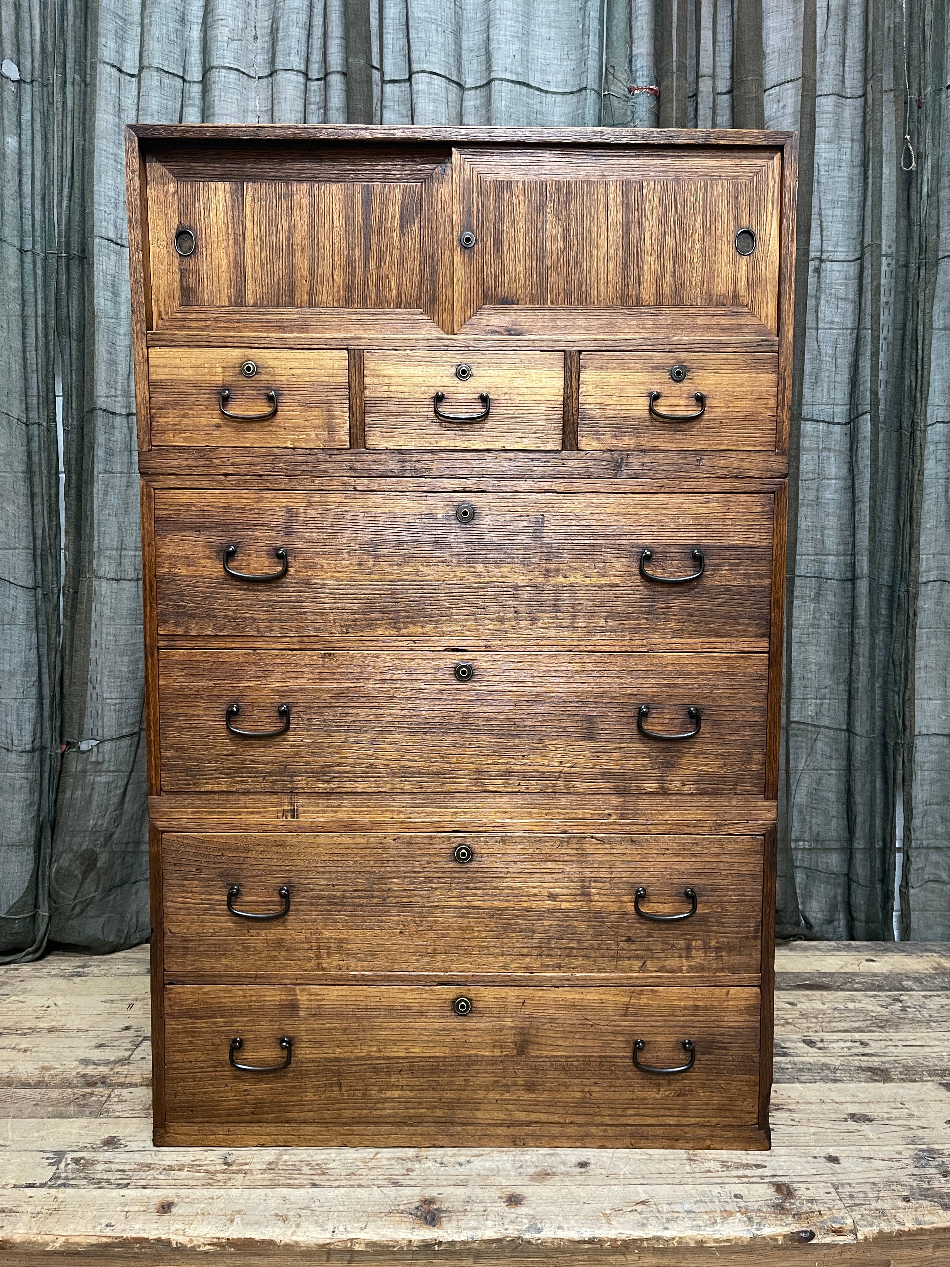 Vintage Japanese Kimono Storage Chest of Drawers - Paulownia | c.1930