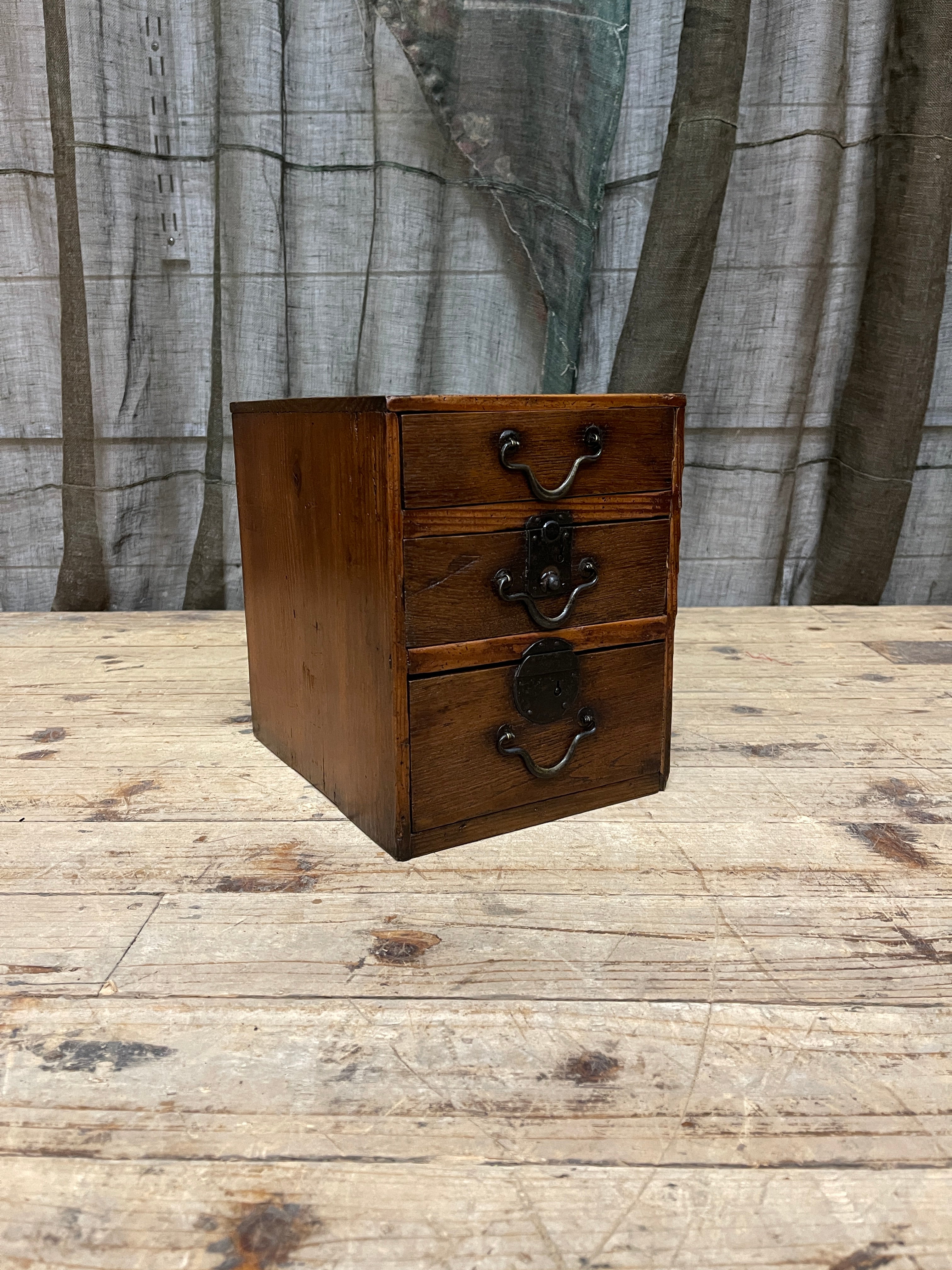 Japanese Three-Drawer Document Box - Cypress & Elm