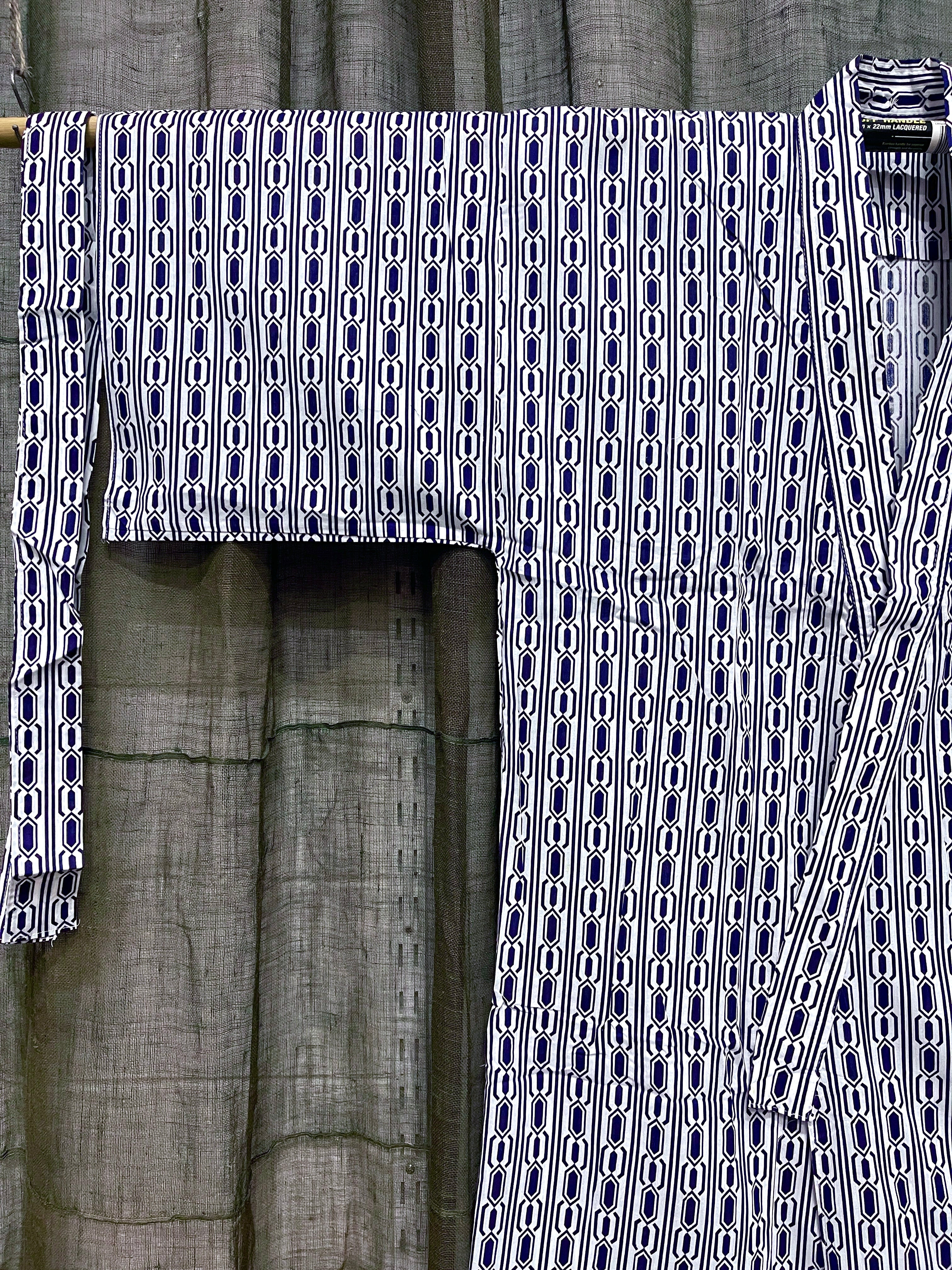 Nemaki, Japanese Cotton House Robe - Unisex