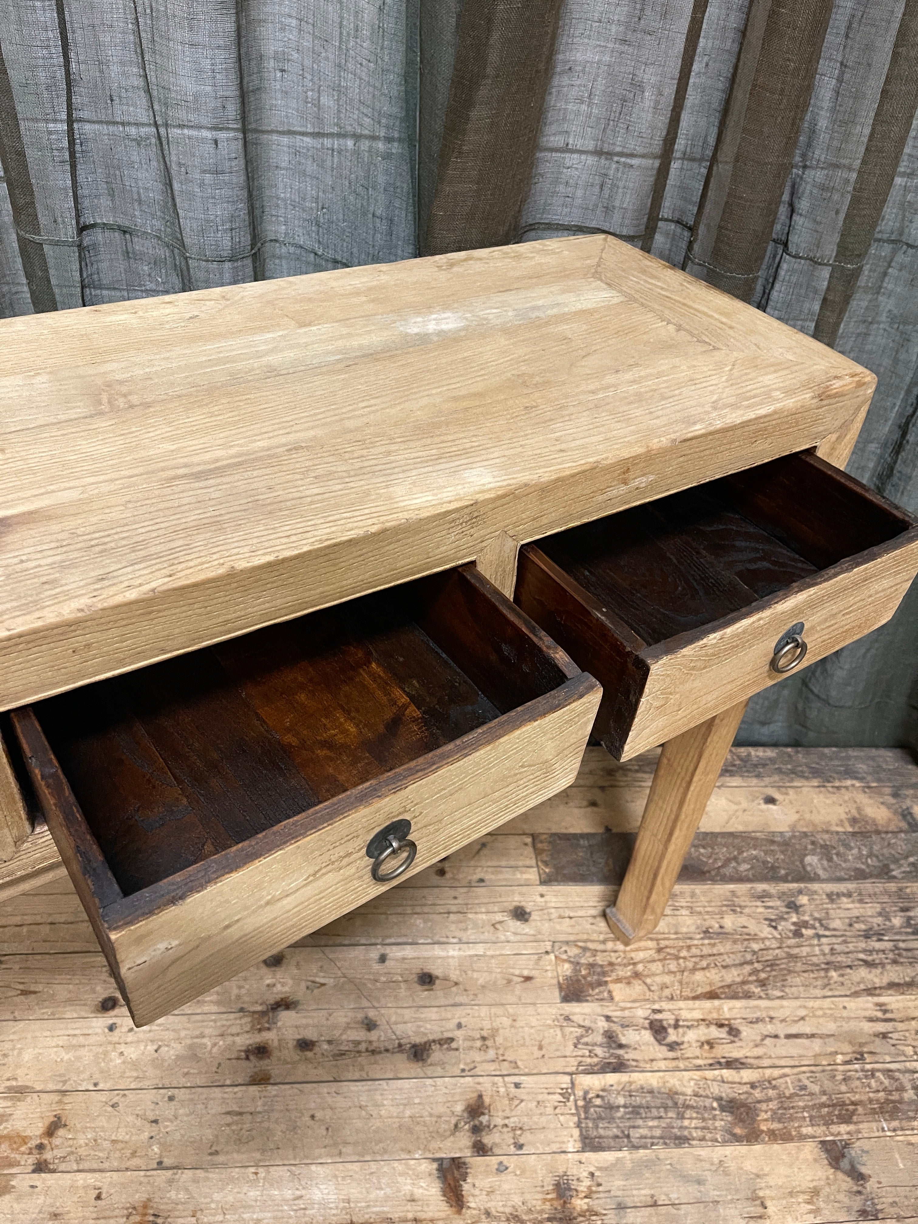 Chinese Hall Table | Elm