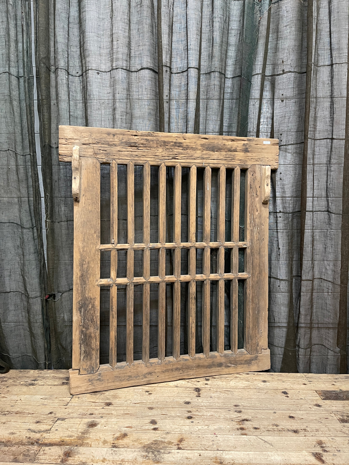 Antique Chinese Wooden Window Panel