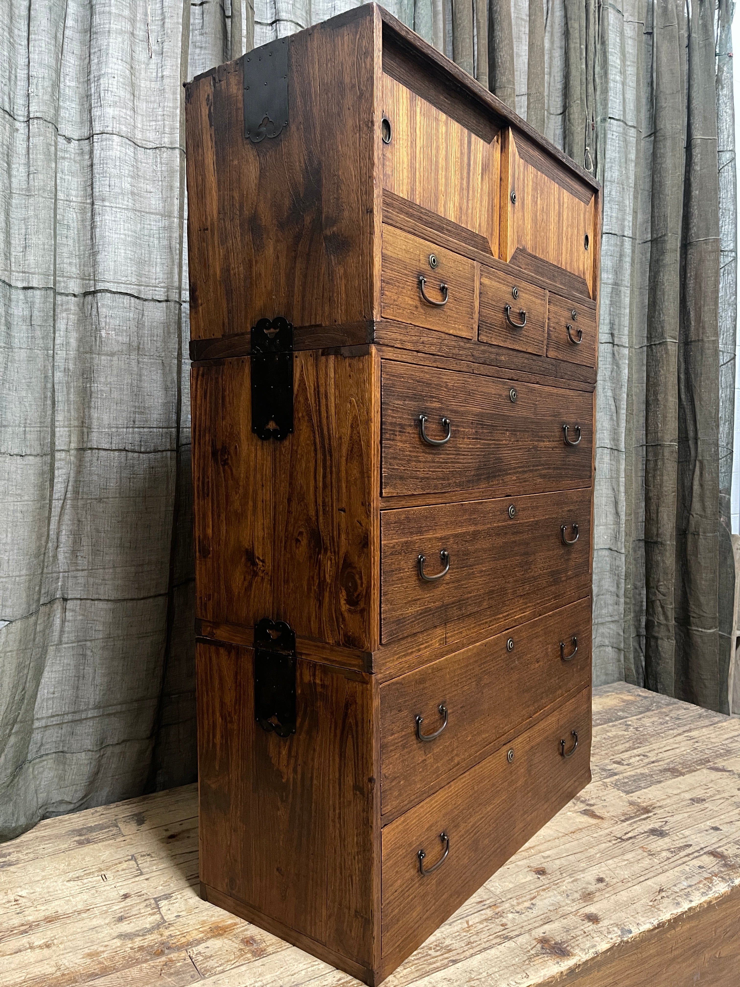 Vintage Japanese Kimono Storage Chest of Drawers - Paulownia | c.1930