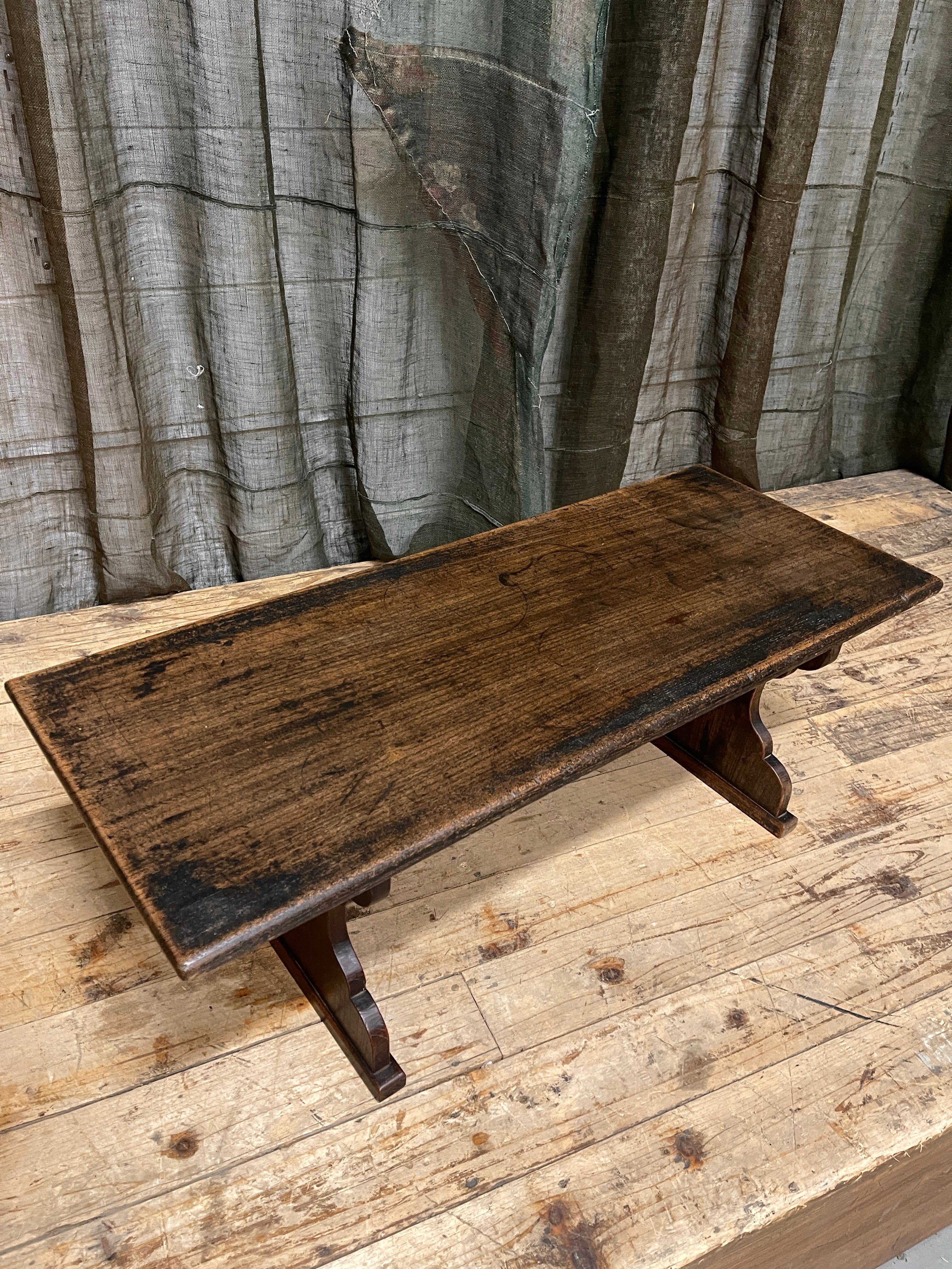 Japanese Low Writing Table, Elm | c.1920