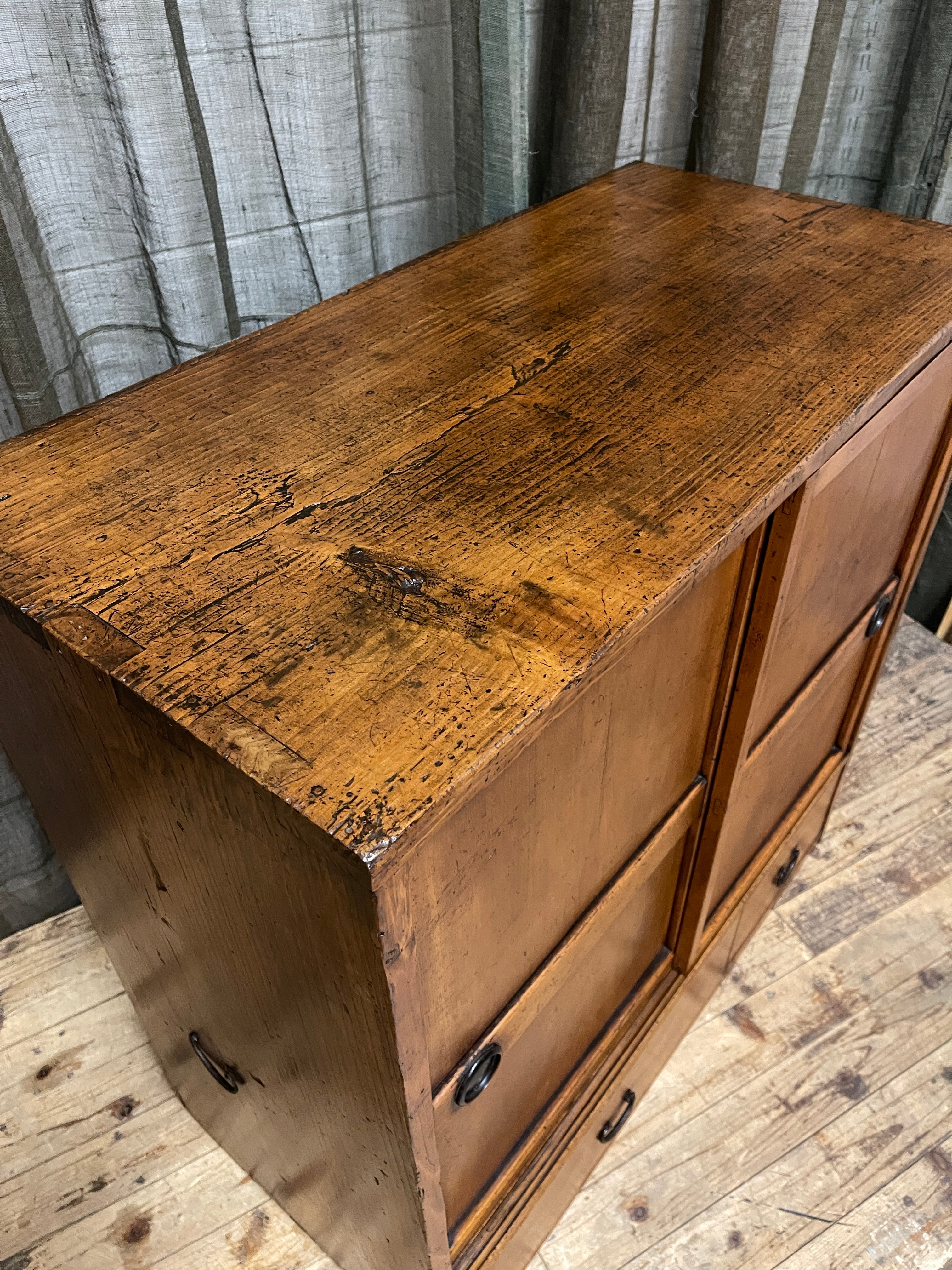 Getabako, Japanese Shoe Storage Cabinet - Cypress & Cedar | Meiji