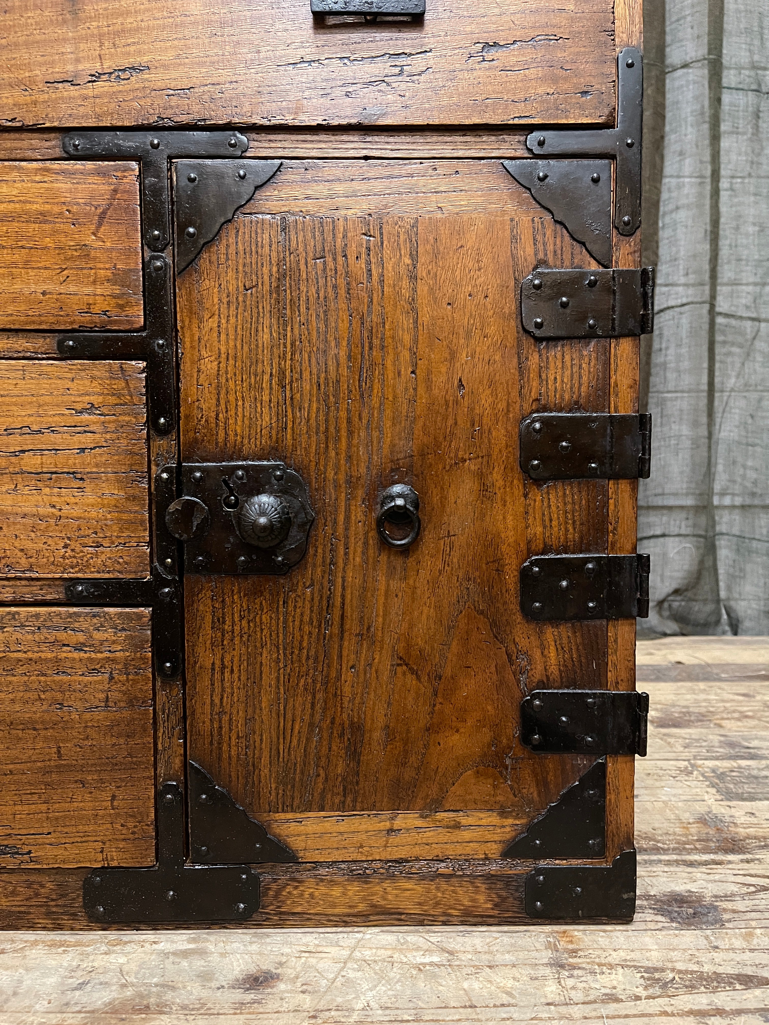 Ko Dansu, Japanese Side Cabinet - Paulownia | Meiji