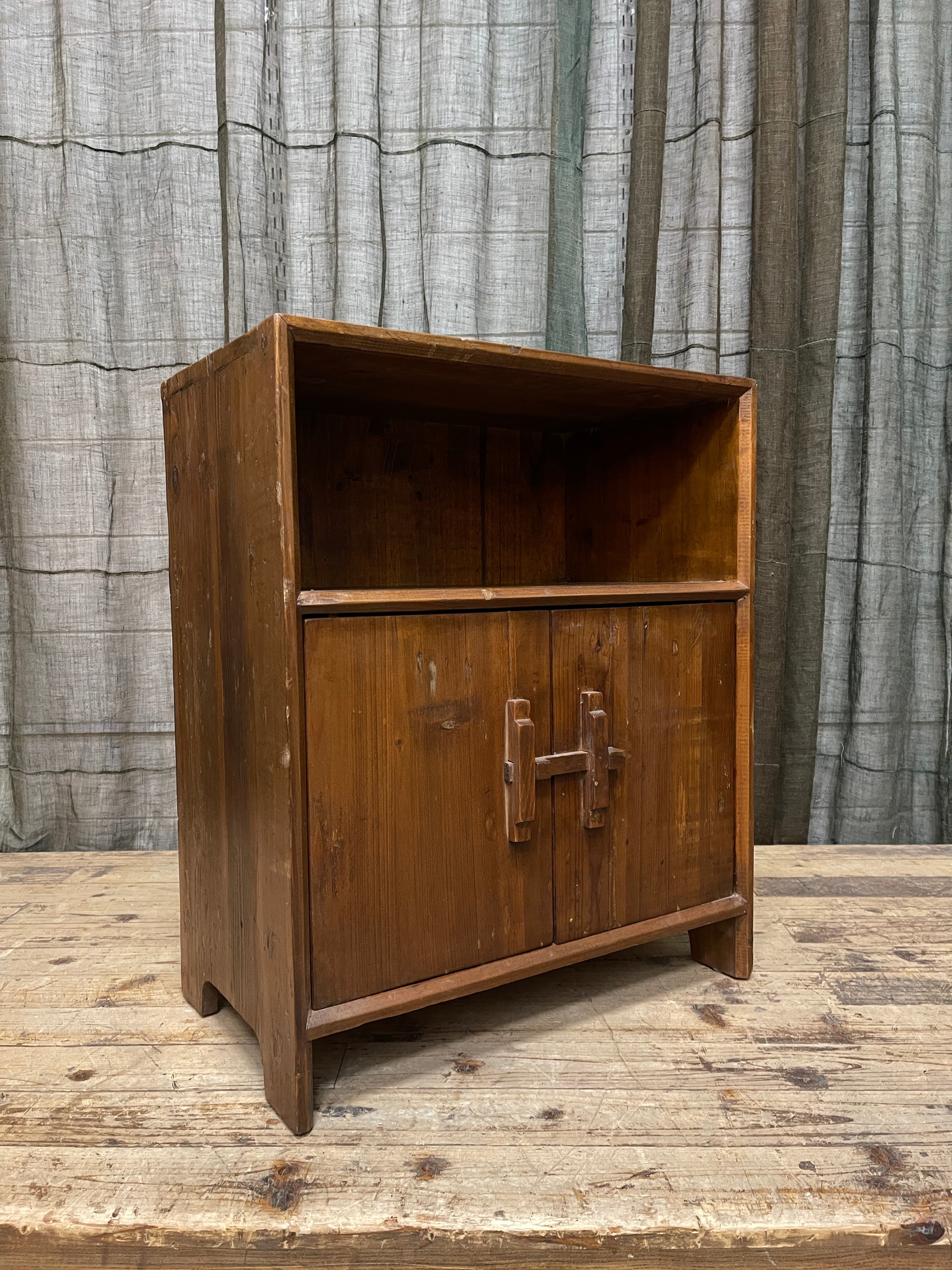Provincial Style Chinese Recycled Timber Side Cabinet